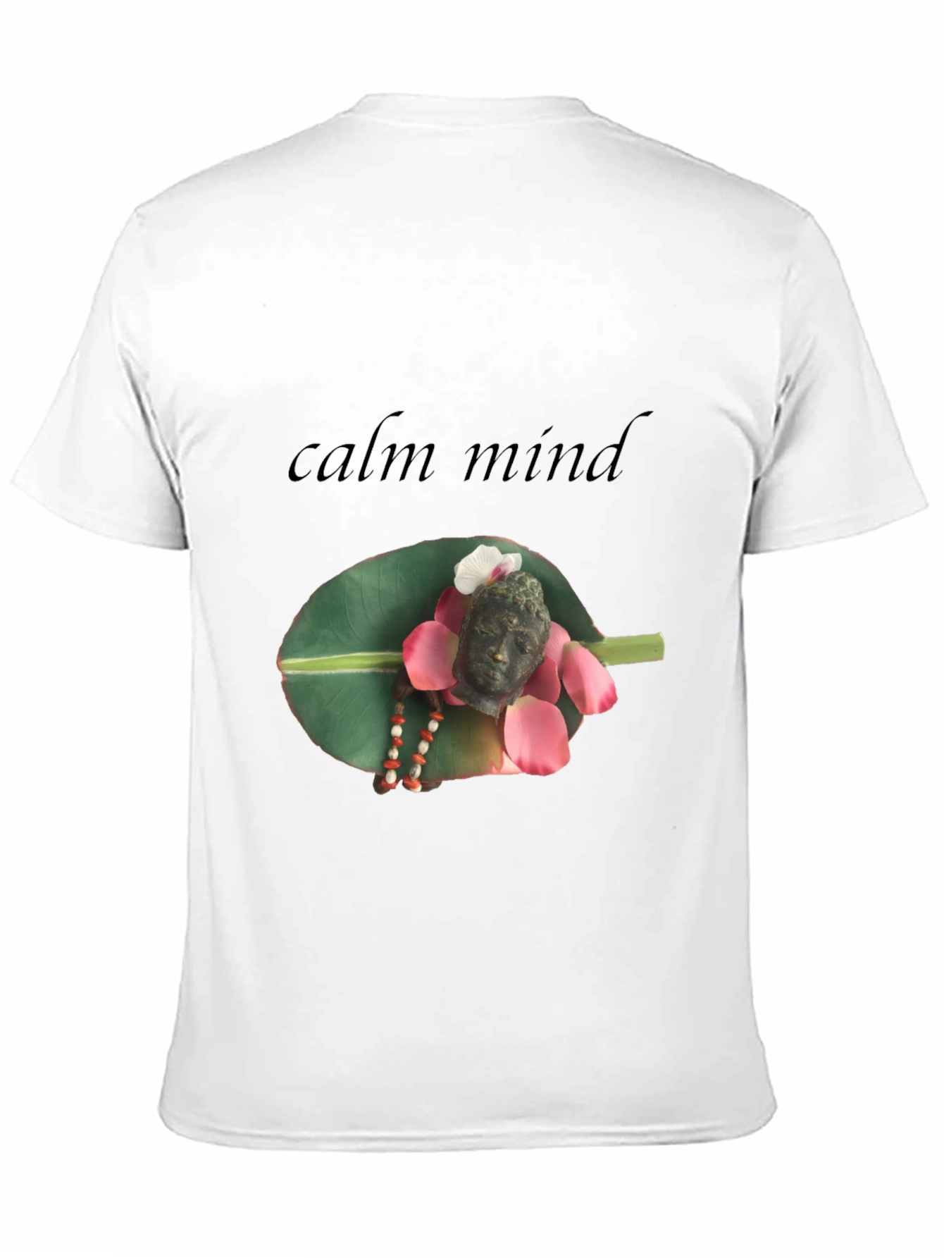Calm Mind Buddha Graphic T-Shirt - Spiritual Zen Style