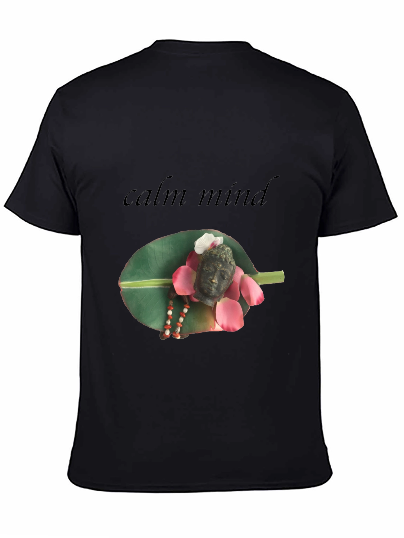 Calm Mind Buddha Graphic T-Shirt - Spiritual Zen Style