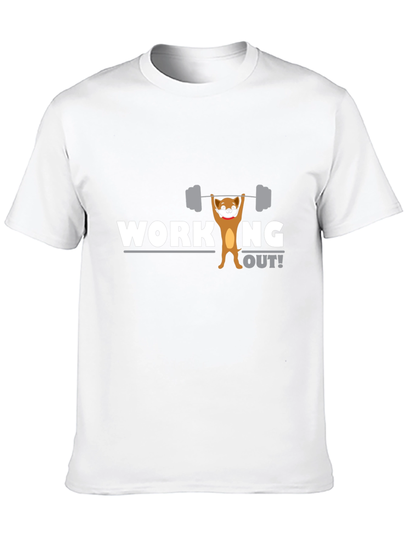 Funny Workout T-Shirt - Lifting Fox Design