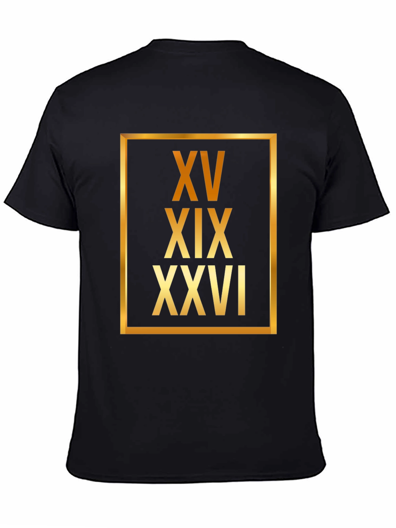 Roman Numeral Graphic T-Shirt