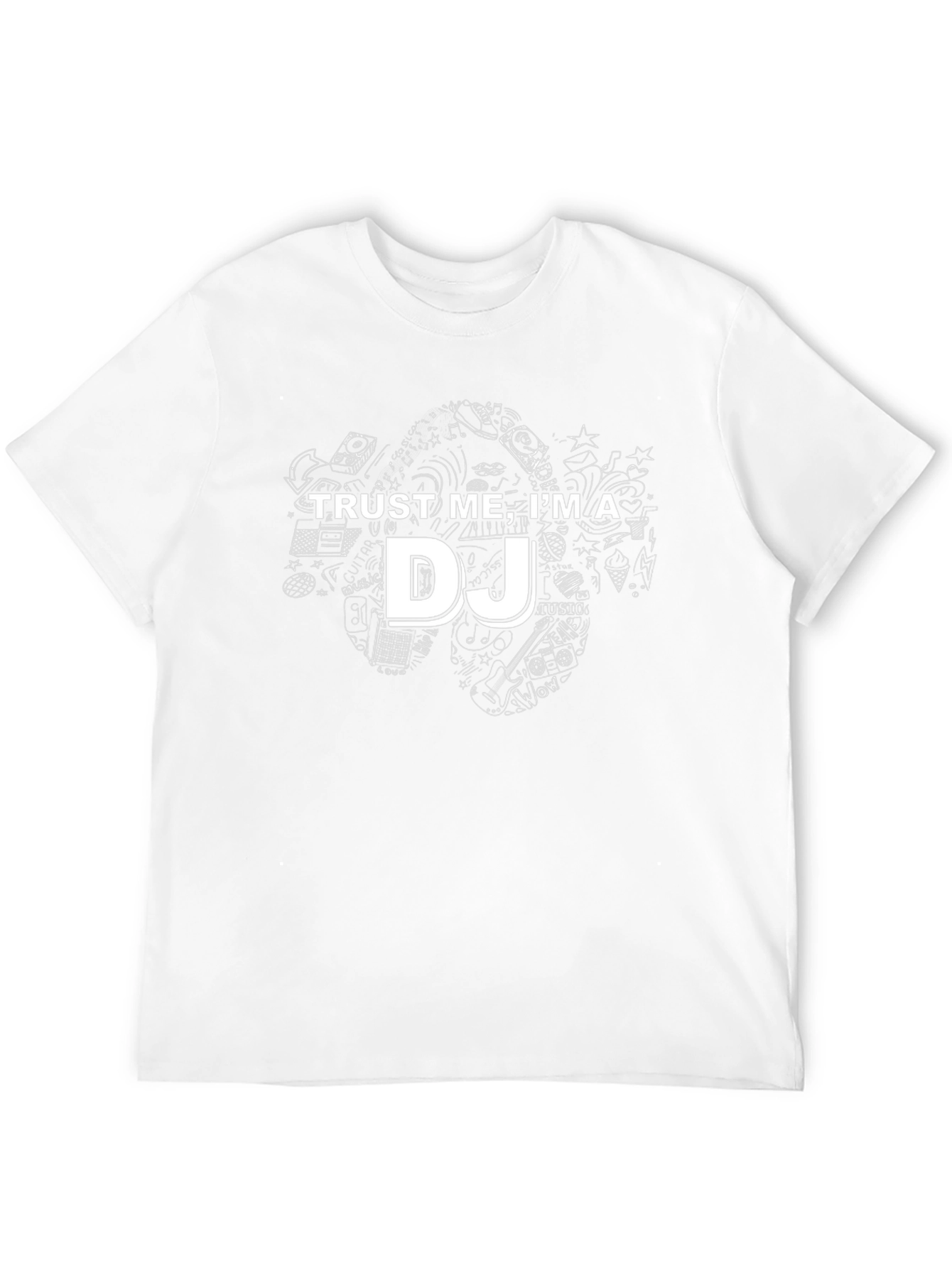 Trust Me Im a DJ Black Graphic Tee