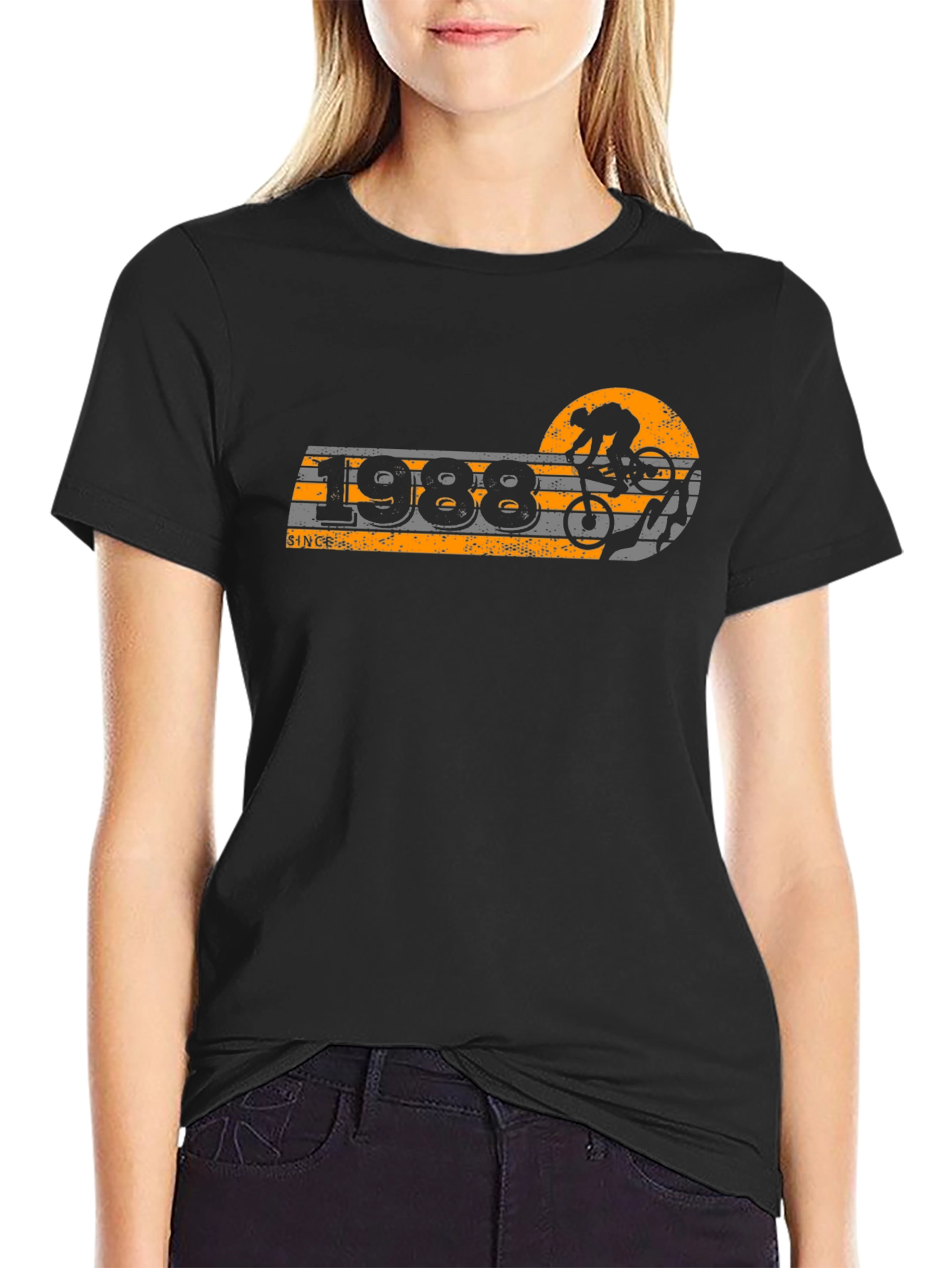 1988 Since Biker Graphic T-Shirt