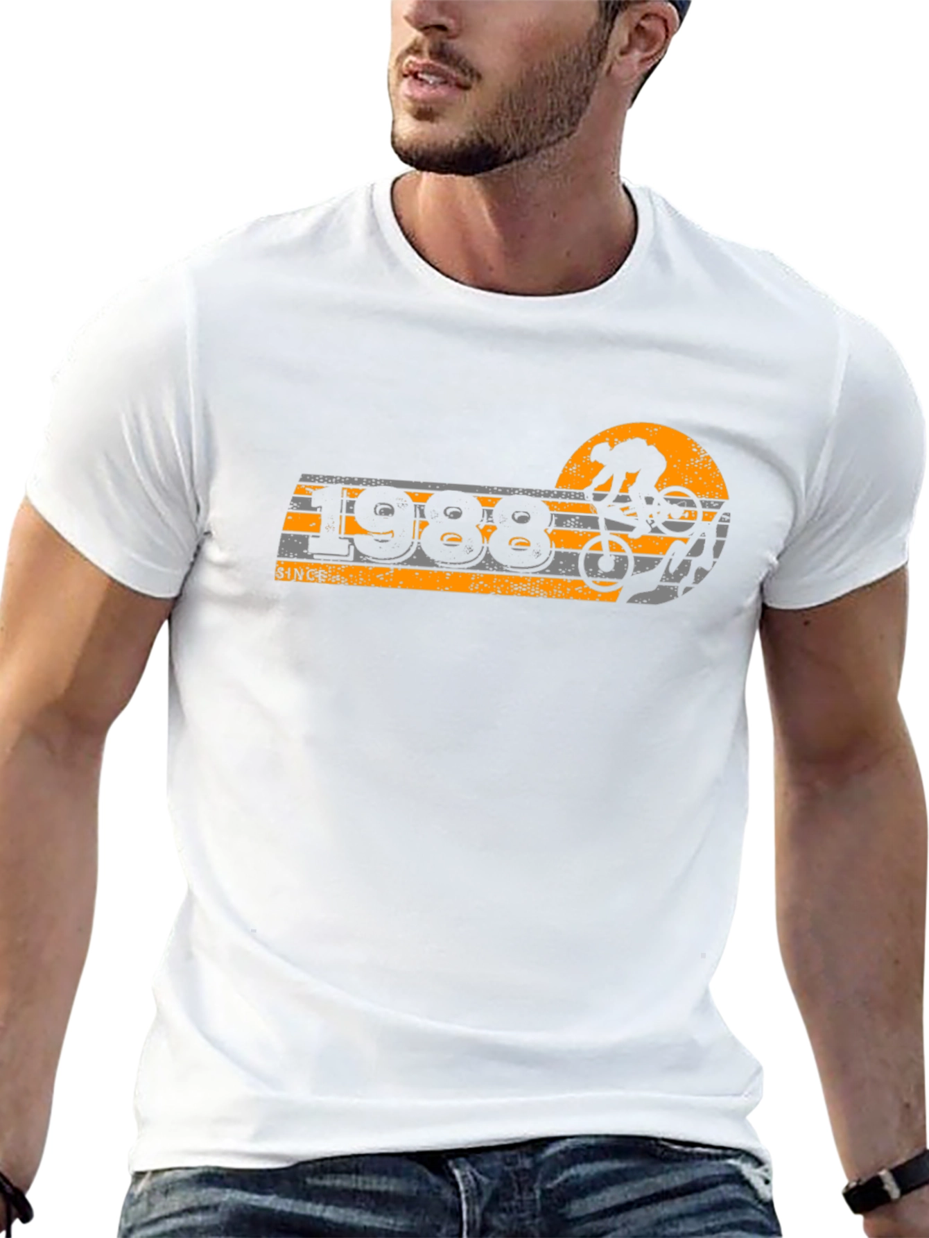 1988 Since Biker Graphic T-Shirt