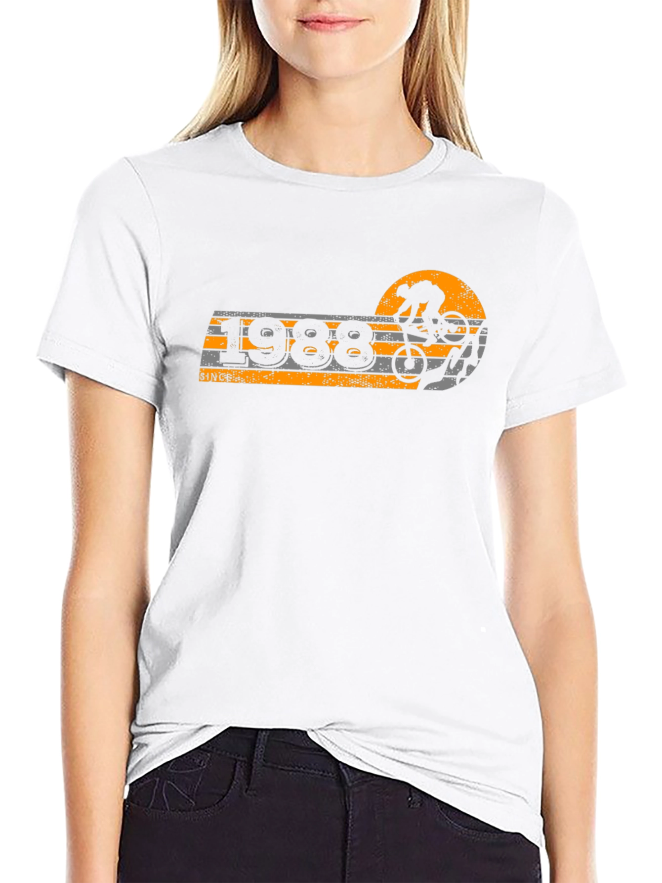 1988 Since Biker Graphic T-Shirt