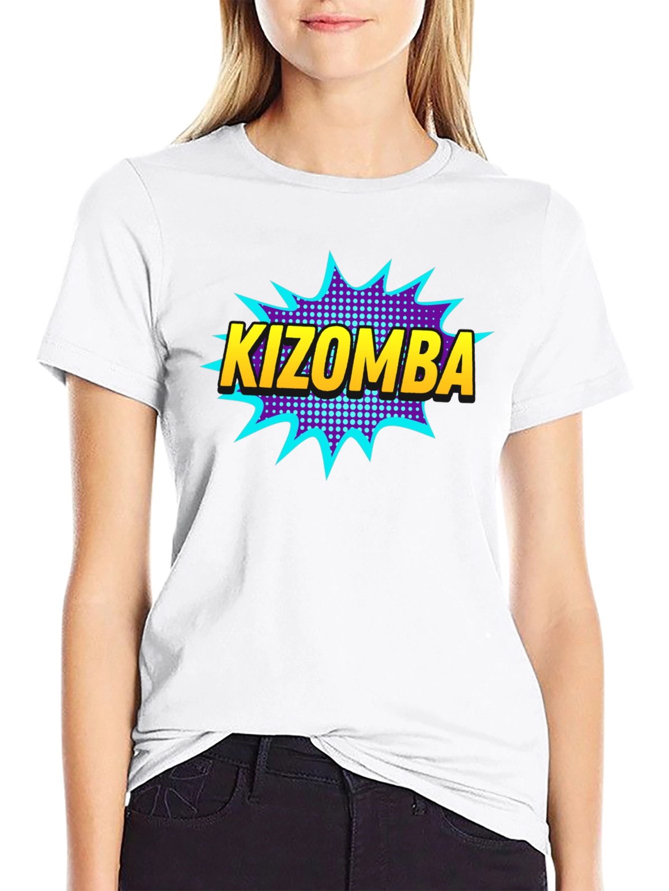 Kizomba Comic Style Graphic T-Shirt
