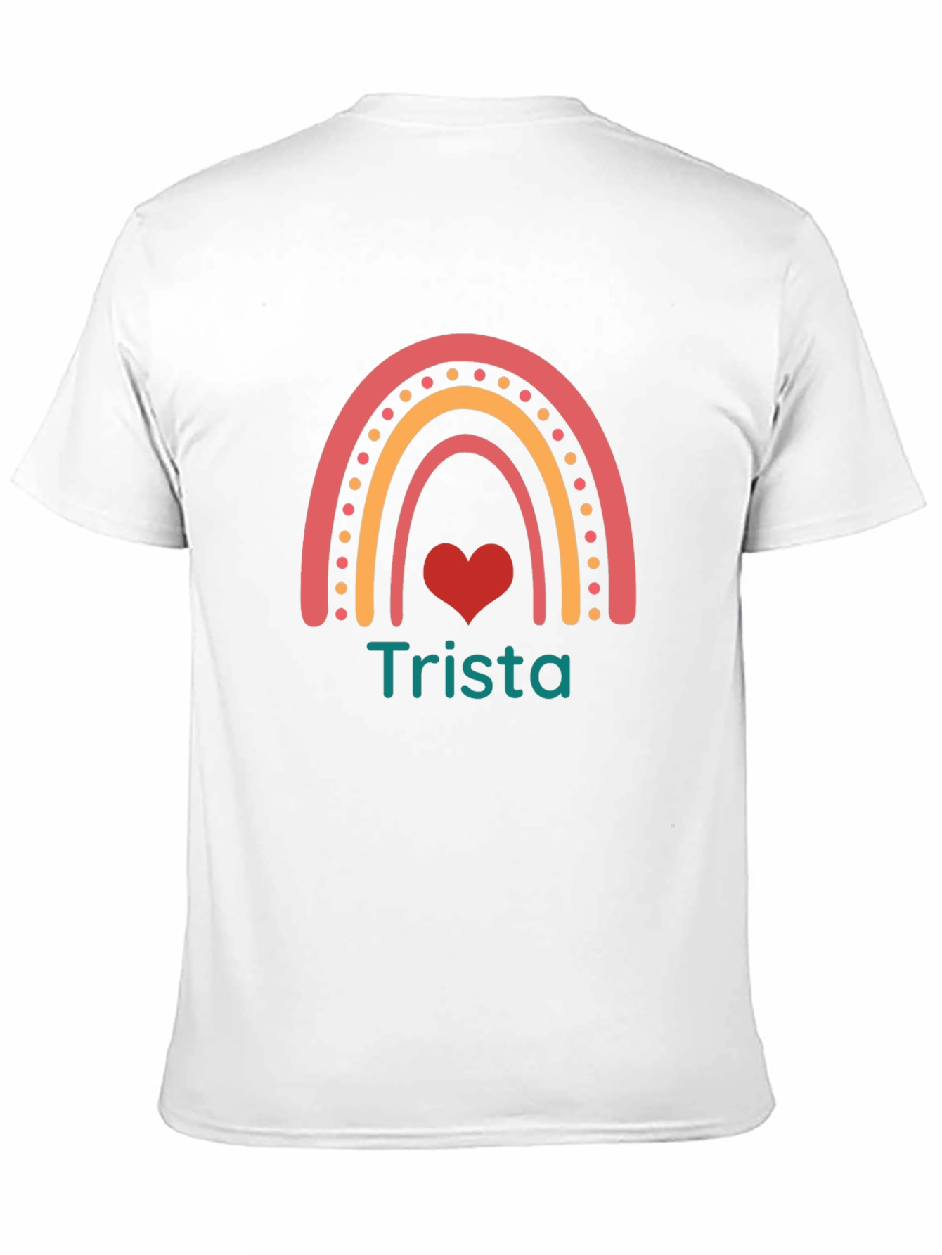 Trista Rainbow Heart Graphic Tee