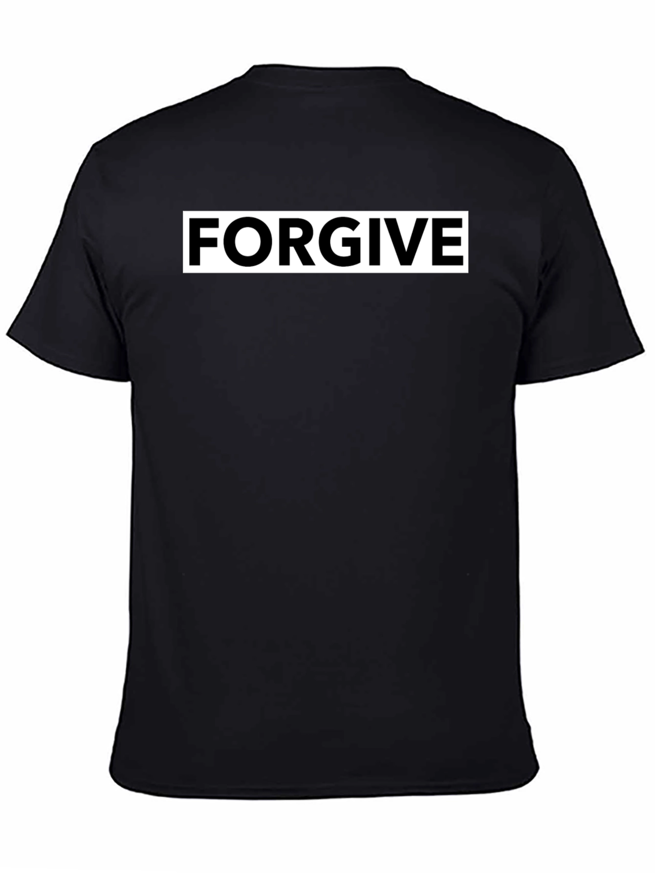 Forgive Black Graphic T-Shirt