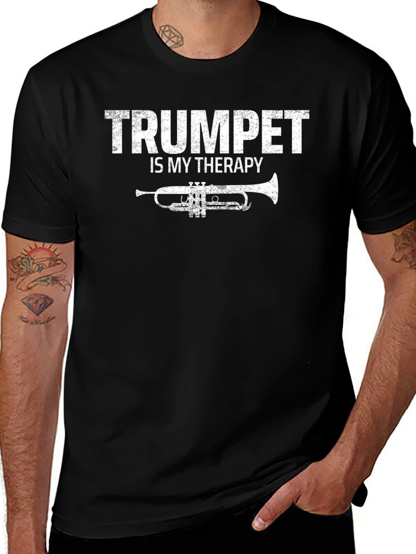 Trumpet Therapy T-Shirt - Musician Apparel