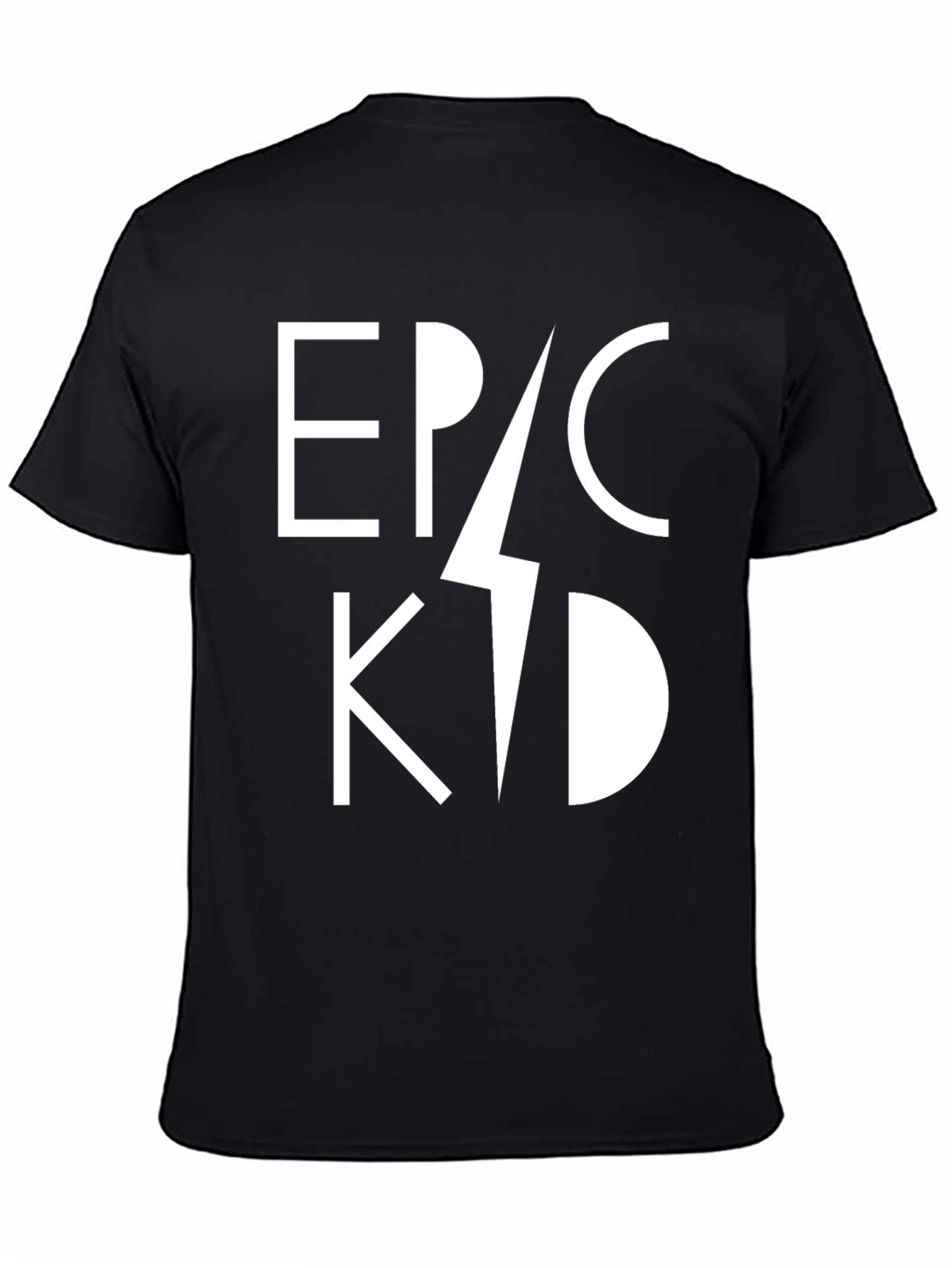 Epic Kid Graphic Tee - Black Cotton Blend