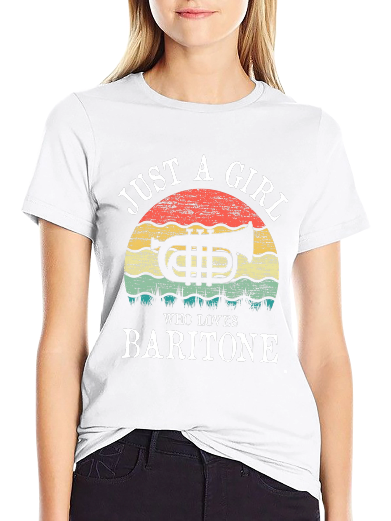Just a Girl Who Loves Baritone T-Shirt