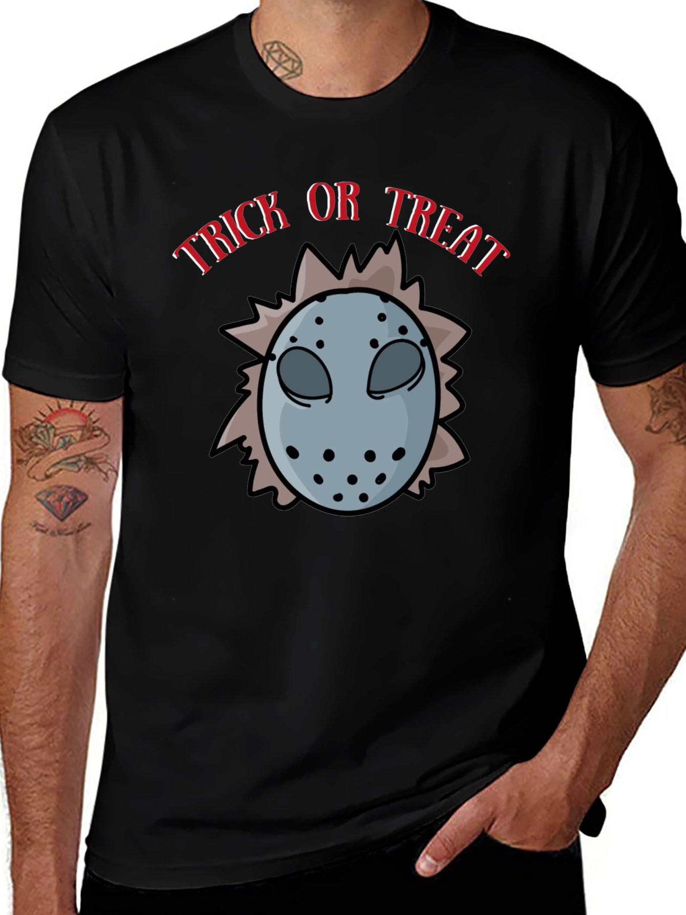 Halloween Trick or Treat Mask T-Shirt
