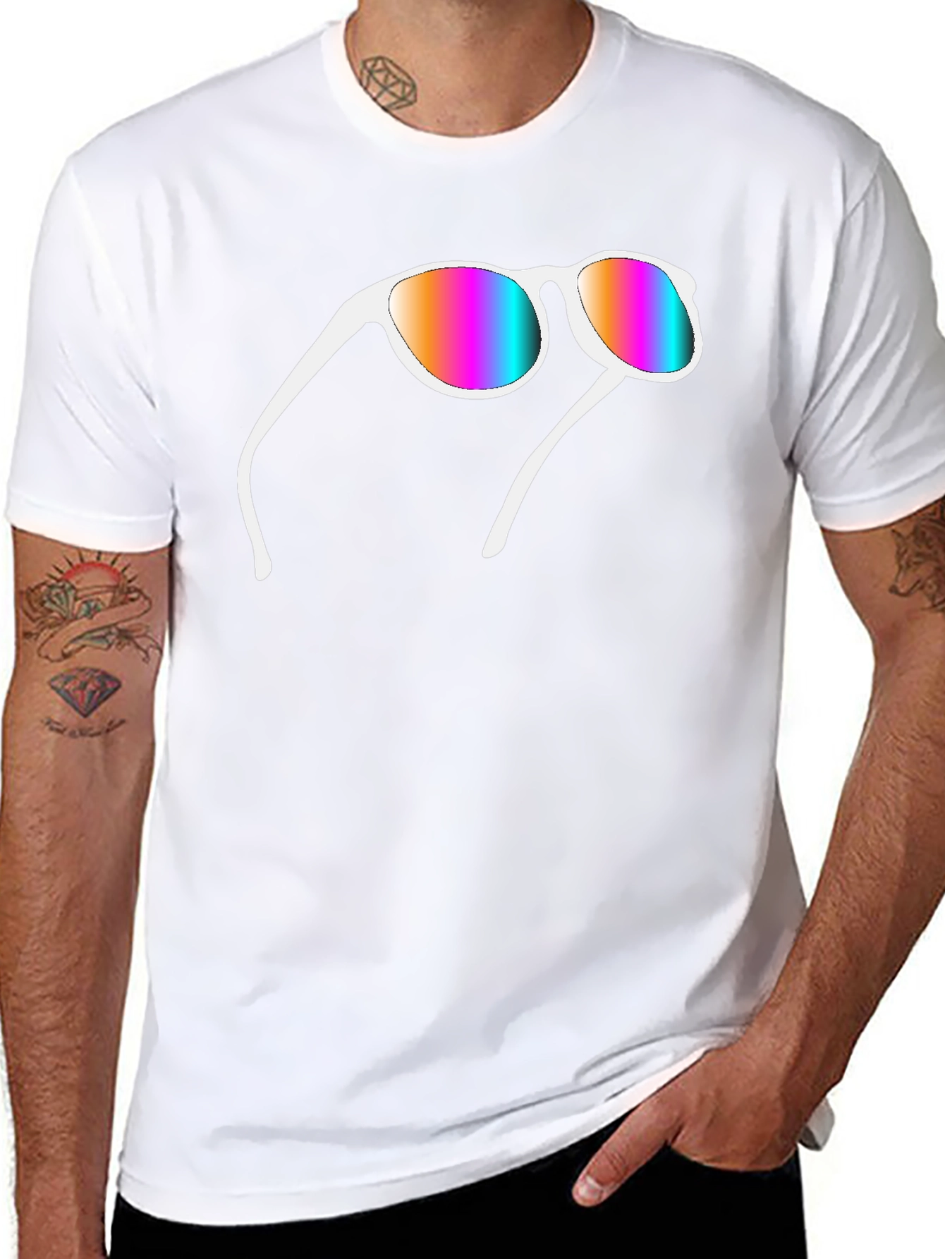 Sunglasses Graphic Tee - Stylish Comfort