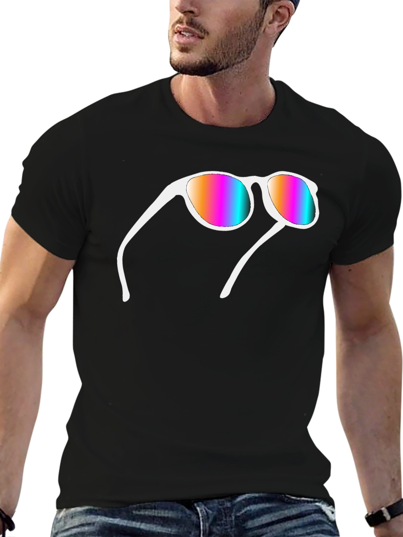 Sunglasses Graphic Tee - Stylish Comfort