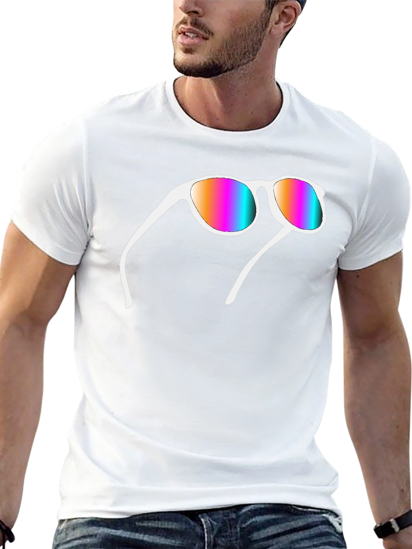 Sunglasses Graphic Tee - Stylish Comfort