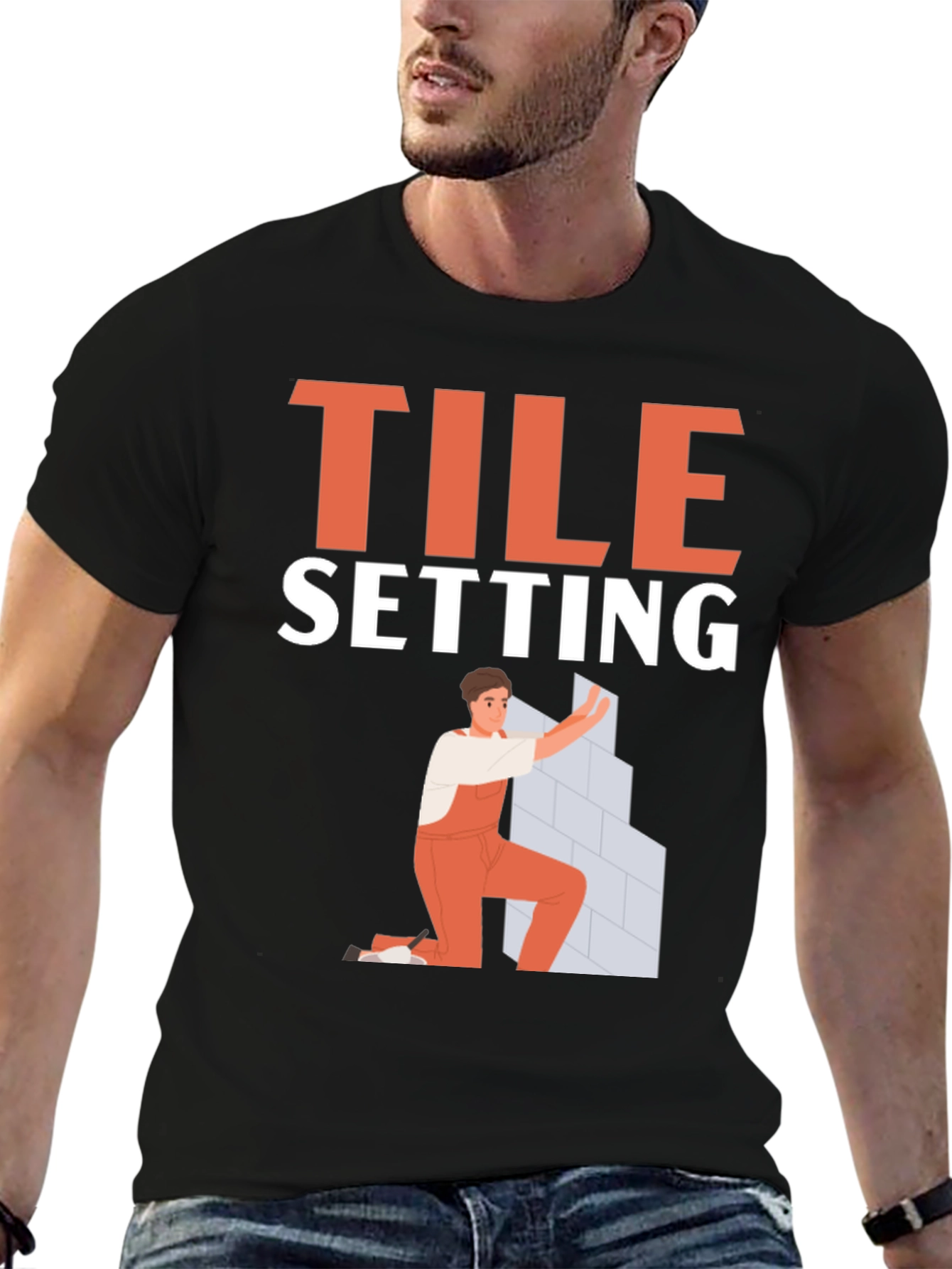 Tile Setter T-Shirt - Construction Worker Gift