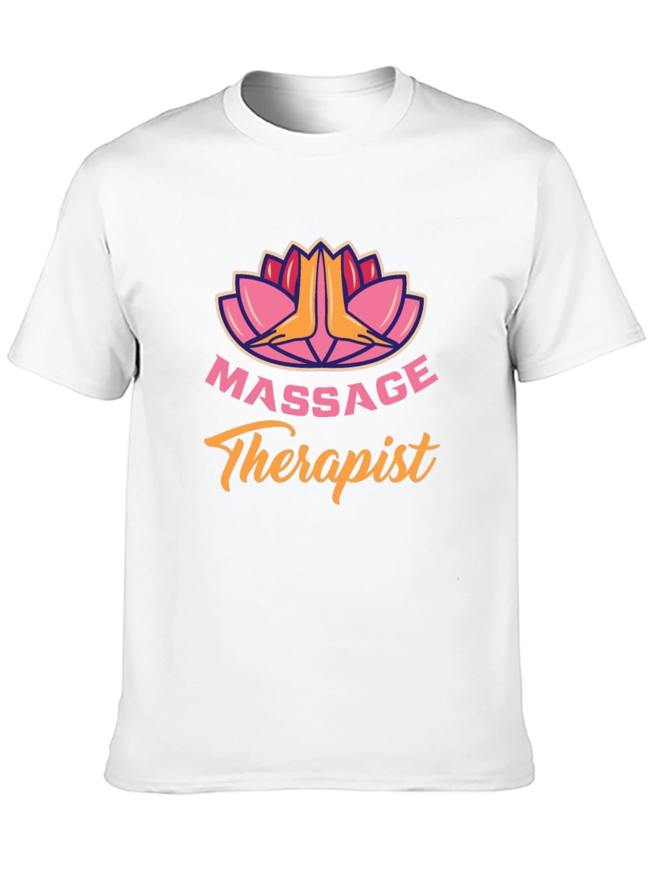 Massage Therapist Black T-Shirt Relaxing Spa Gift Idea
