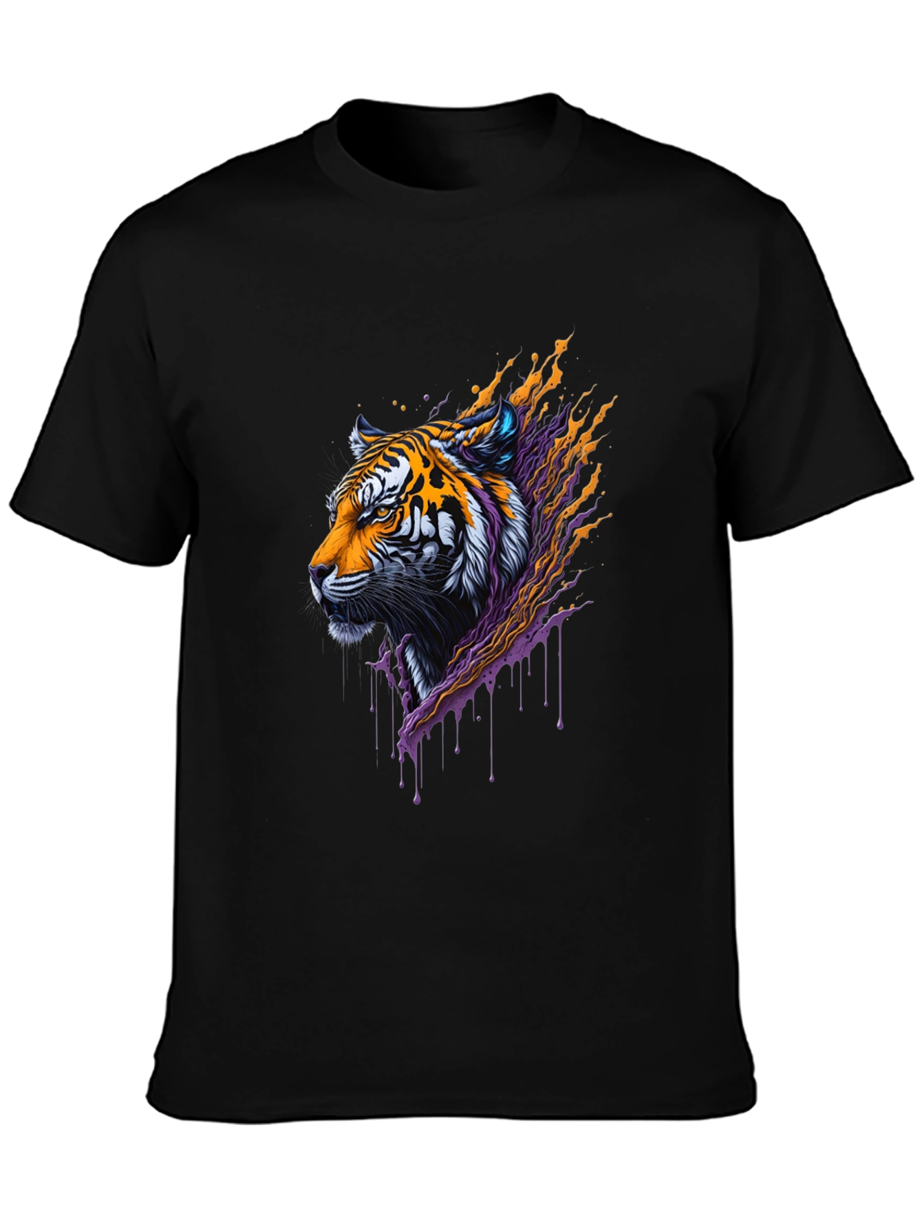 Tiger Graphic T-Shirt - Striking Design Bold Style
