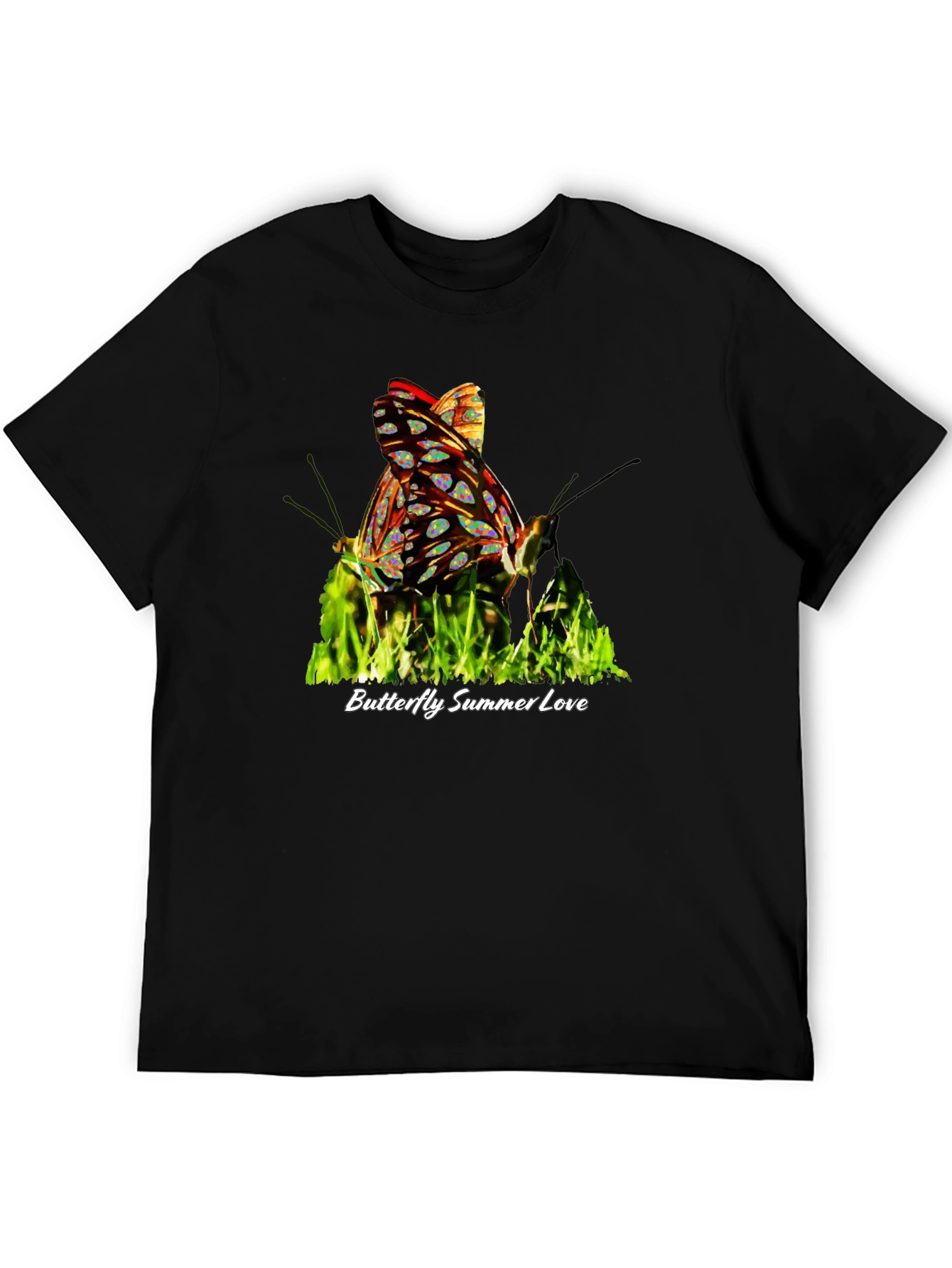Butterfly Summer Love Graphic T-Shirt