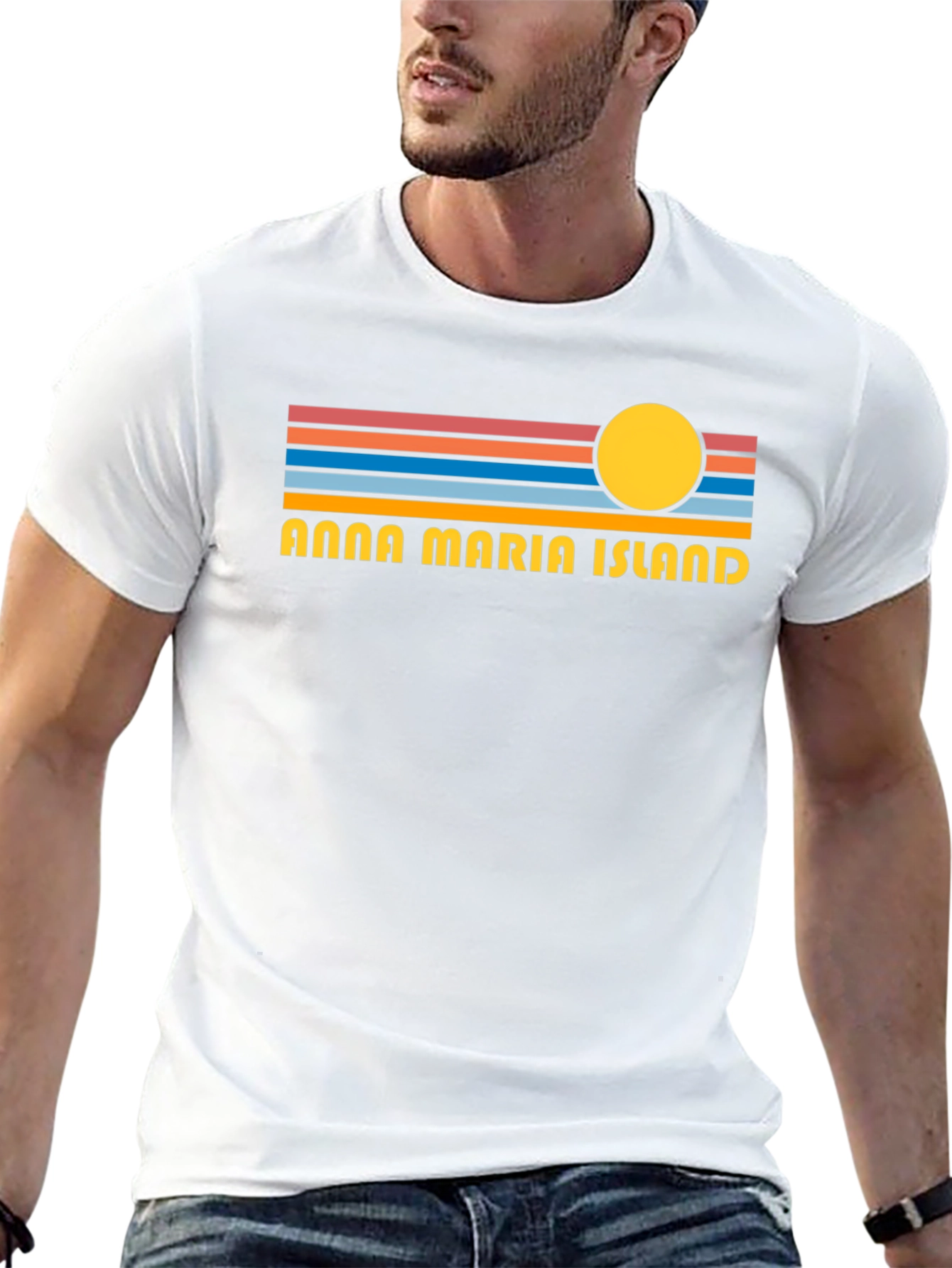 Anna Maria Island Graphic Tee - Retro Style