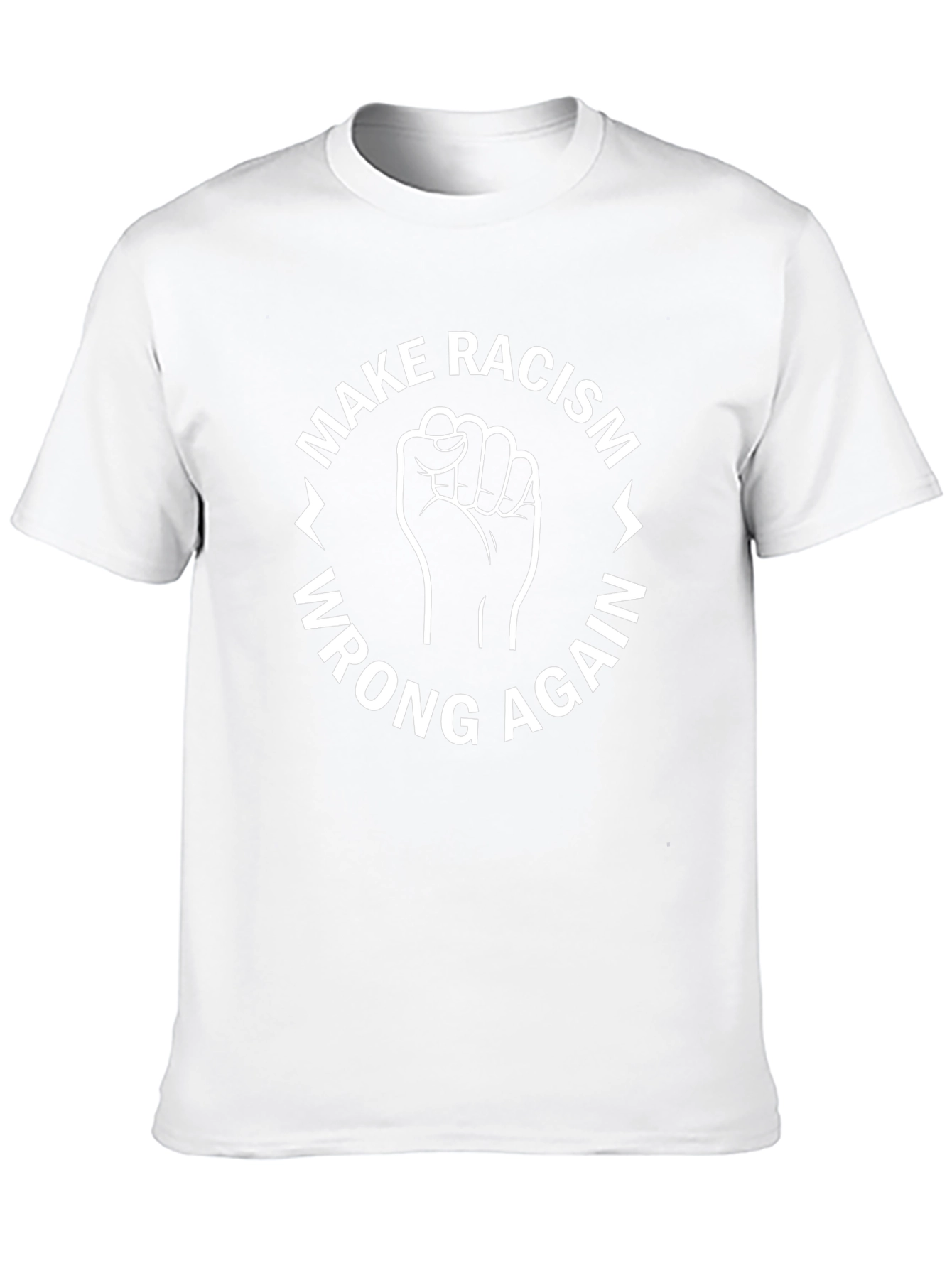 Make Racism Wrong Again T-Shirt - Black Tee
