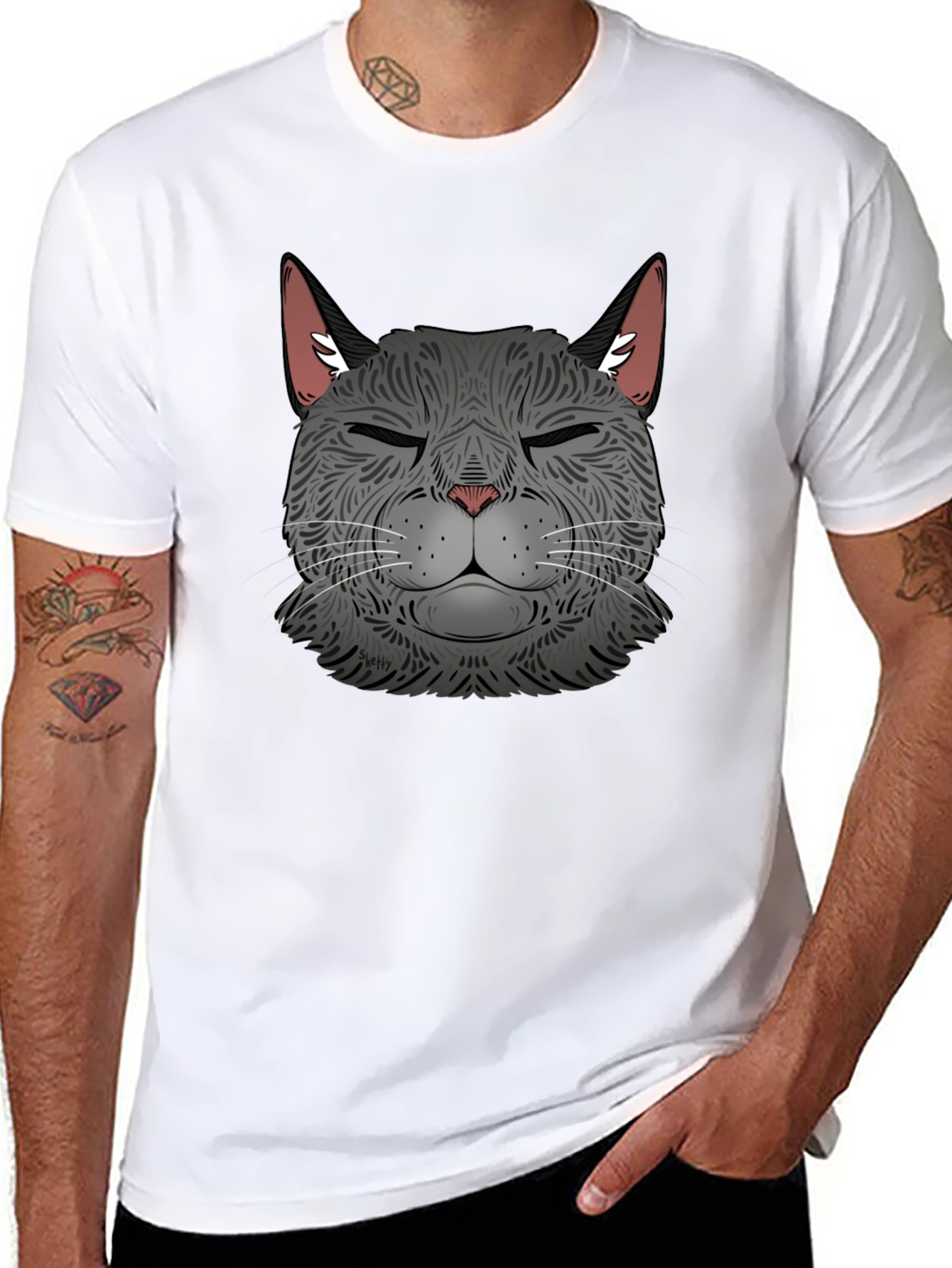 Grumpy Cat Graphic T-Shirt - Unisex Cotton Tee