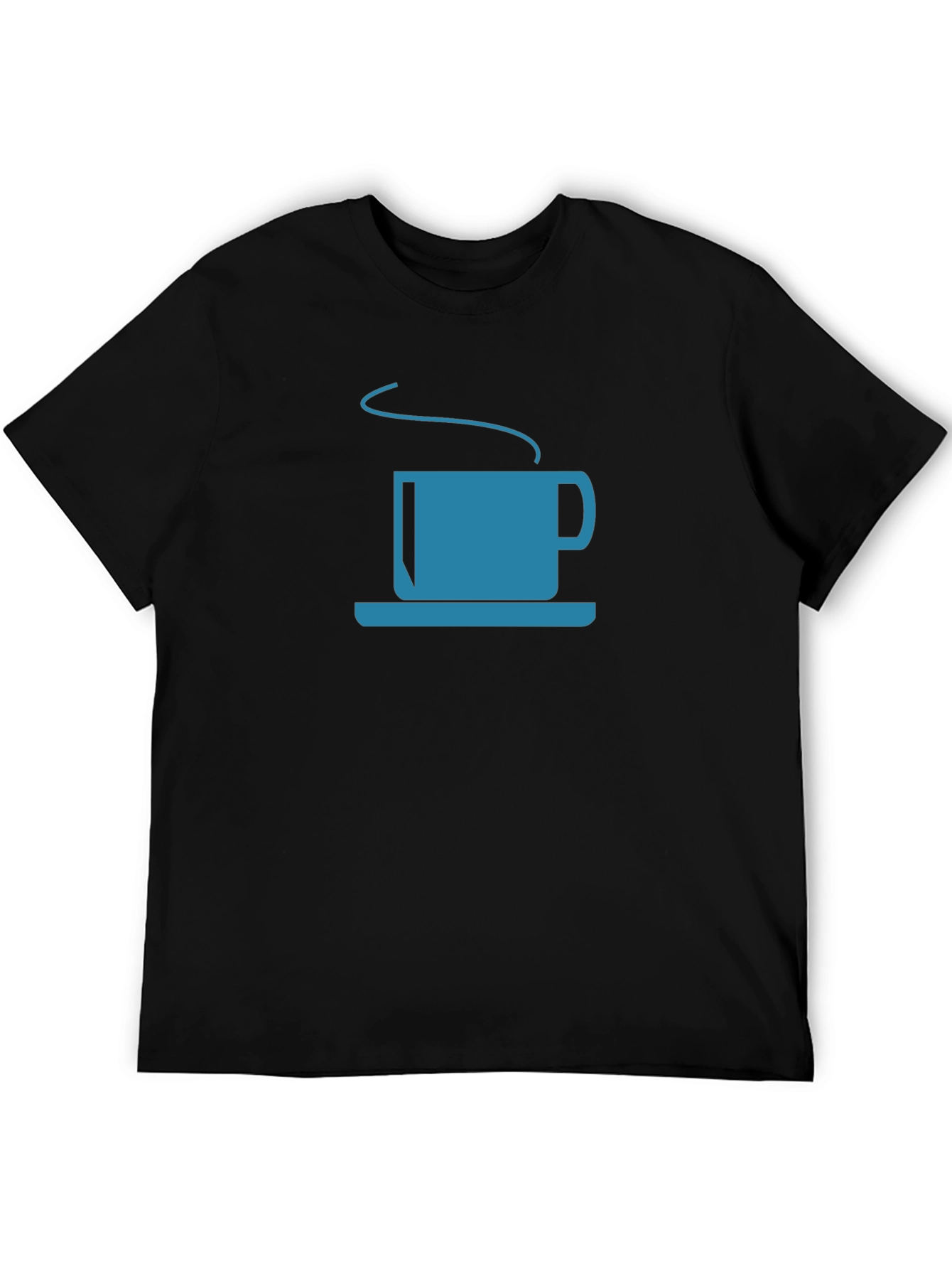 Coffee Lovers Graphic Tee - Casual Black T-Shirt