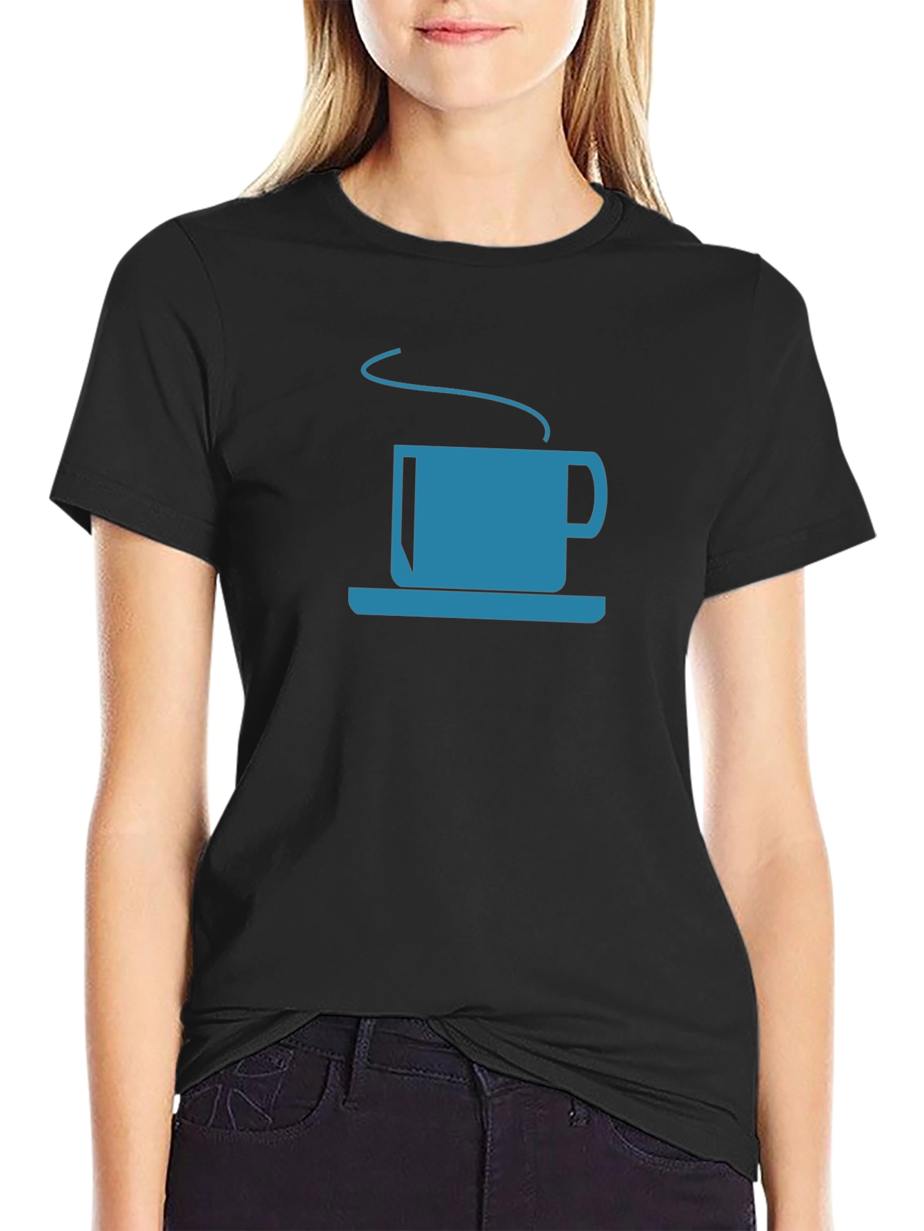 Coffee Lovers Graphic Tee - Casual Black T-Shirt