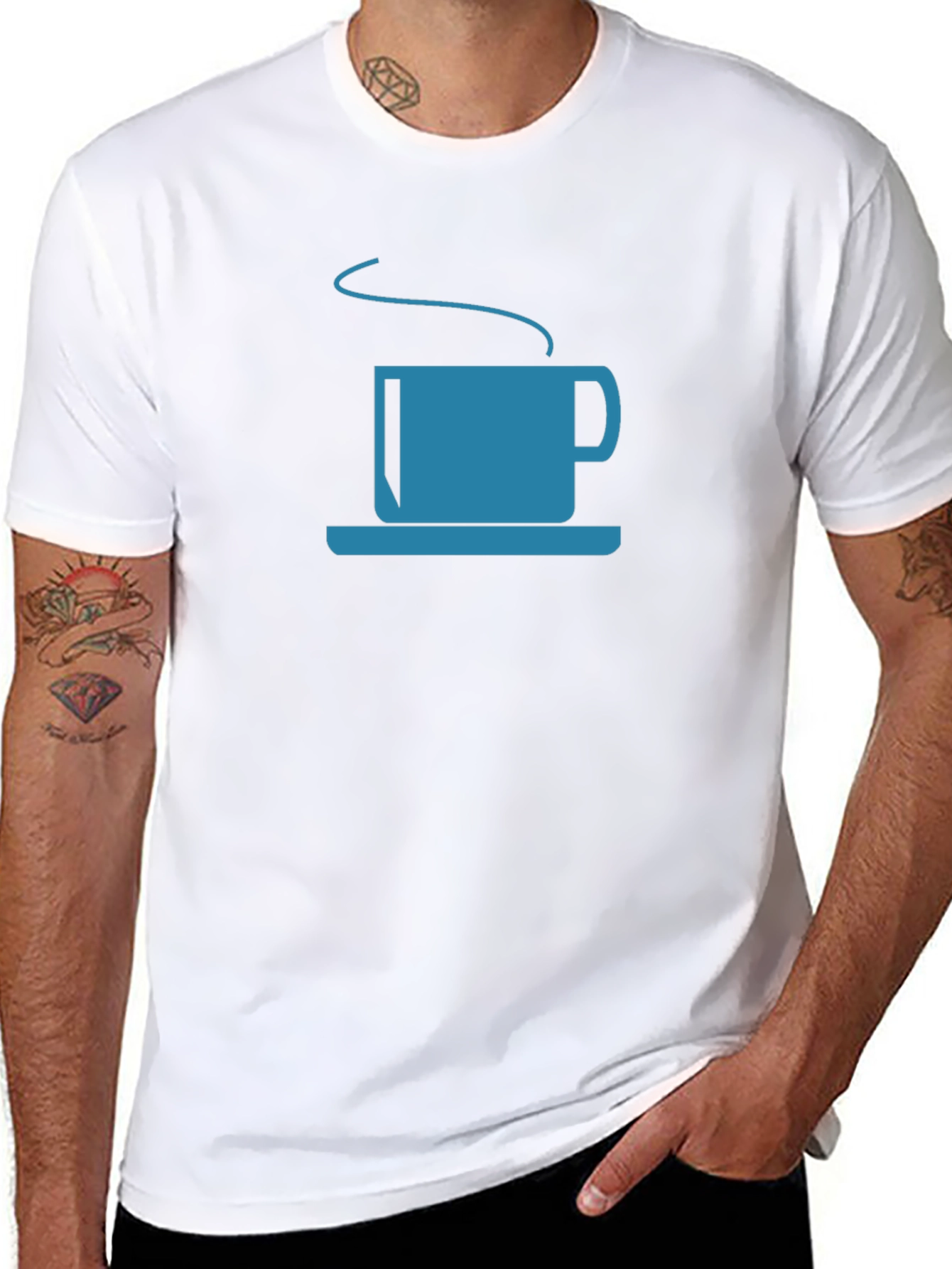 Coffee Lovers Graphic Tee - Casual Black T-Shirt