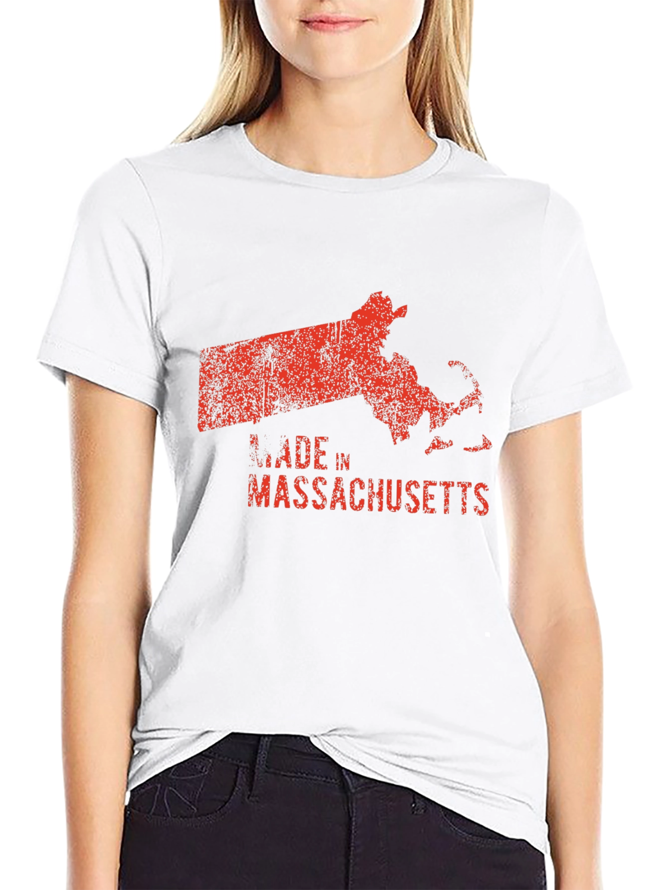 Made In Massachusetts Black T-Shirt