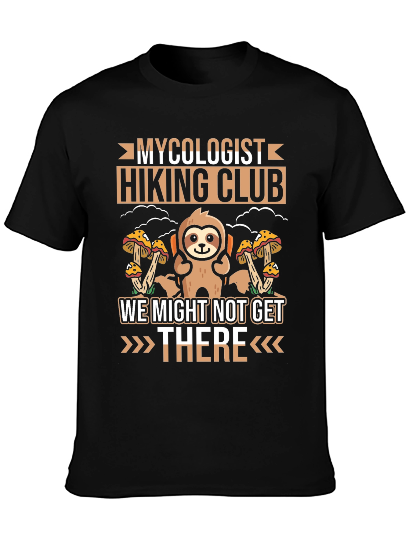 Mycologist Hiking Club Graphic T-Shirt