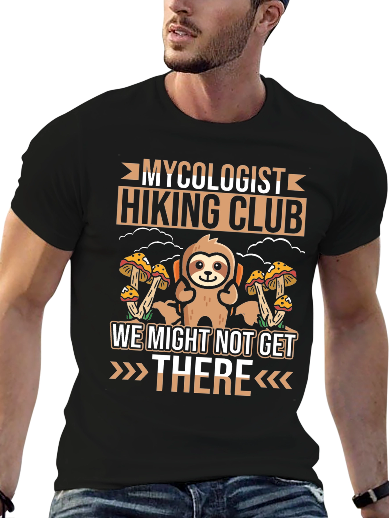Mycologist Hiking Club Graphic T-Shirt