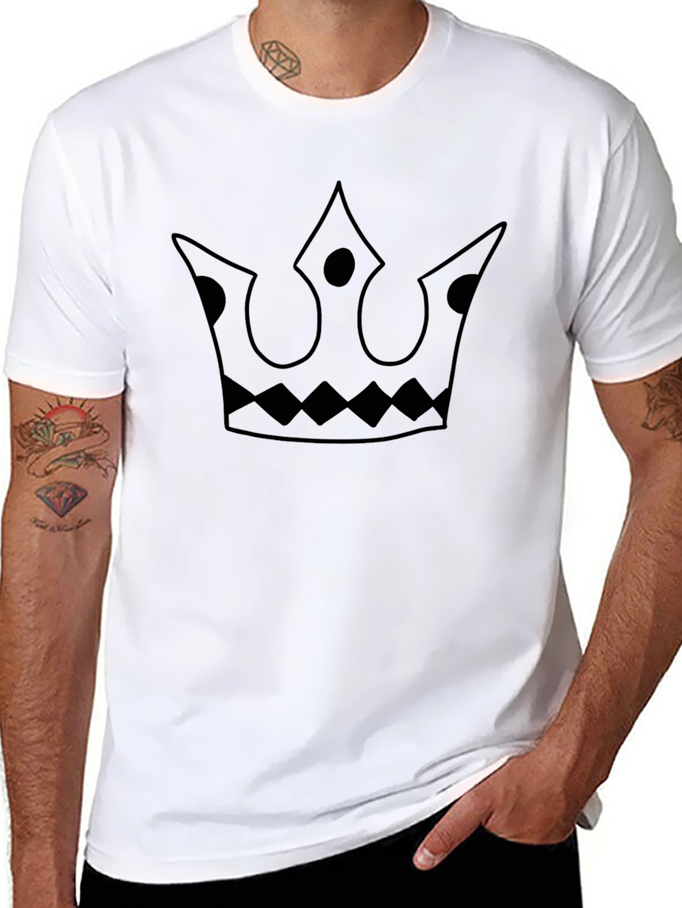 King Crown Graphic Tee - Mens Black T-Shirt