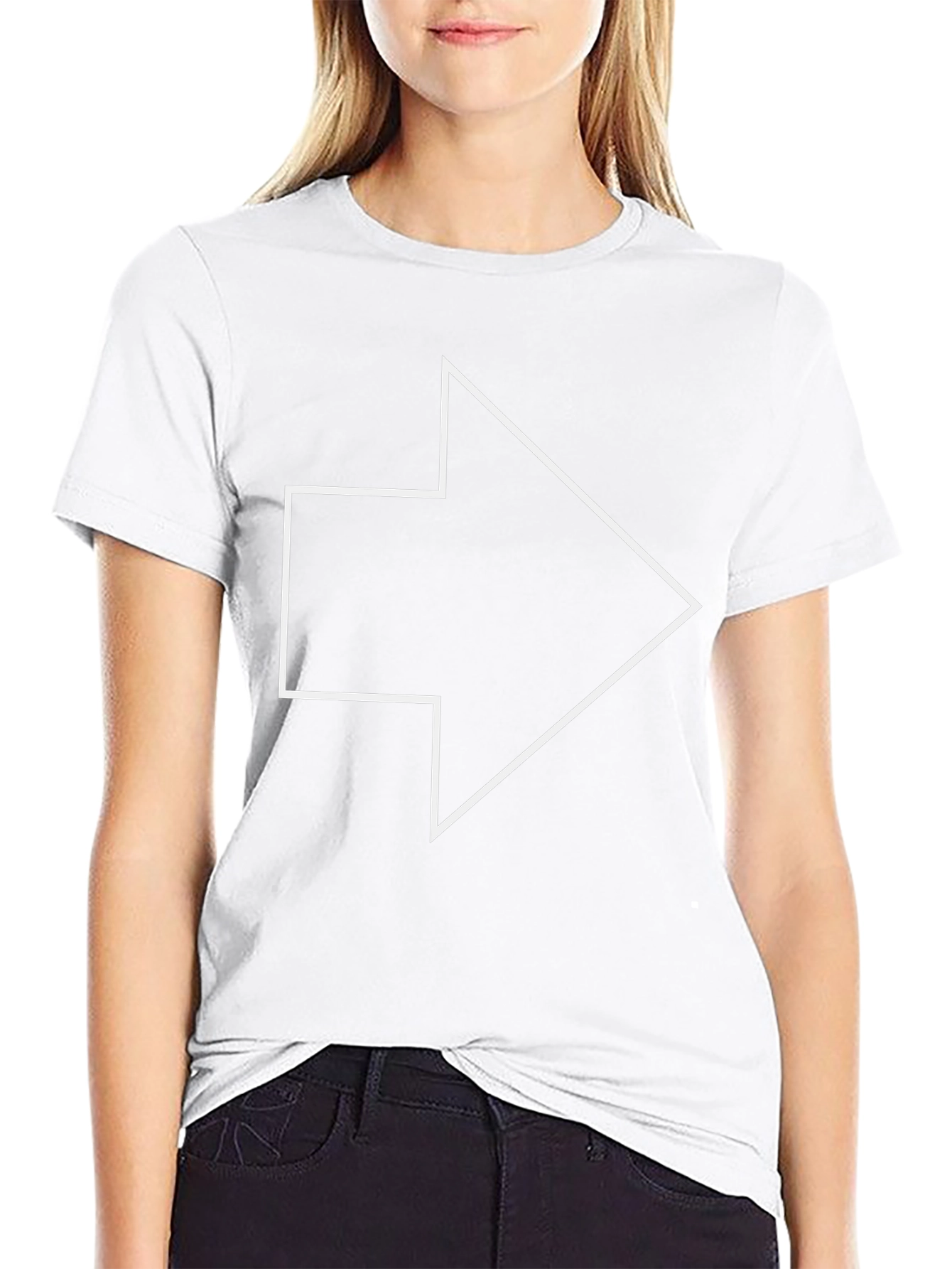 Arrow Graphic Tee - Modern Minimalist Design