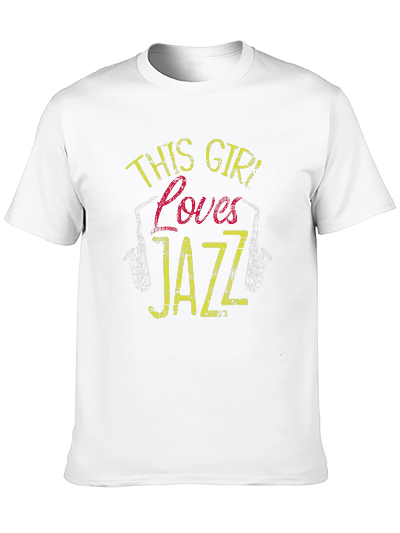 This Girl Loves Jazz T-Shirt - Musical Graphic Tee