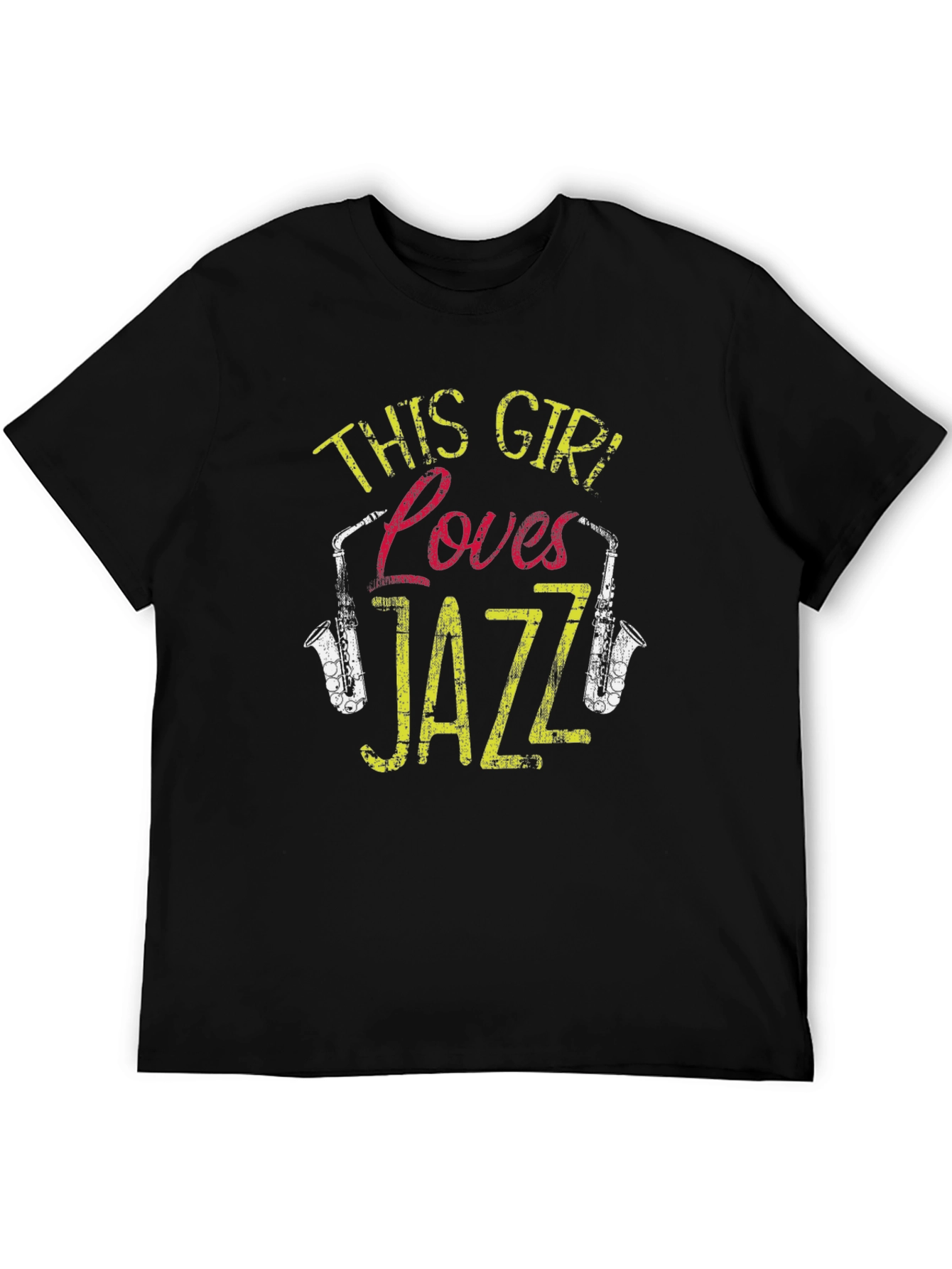 This Girl Loves Jazz T-Shirt - Musical Graphic Tee