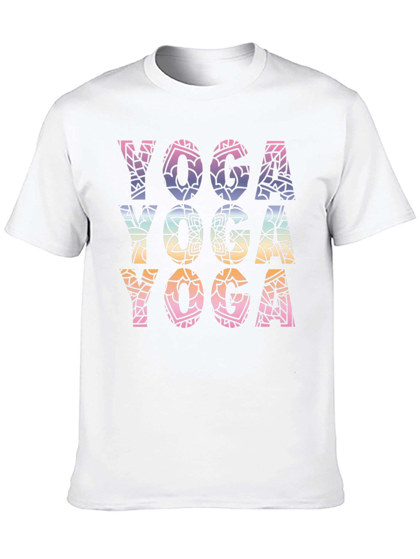 Yoga Mandala Graphic T-Shirt - Relaxed Fit