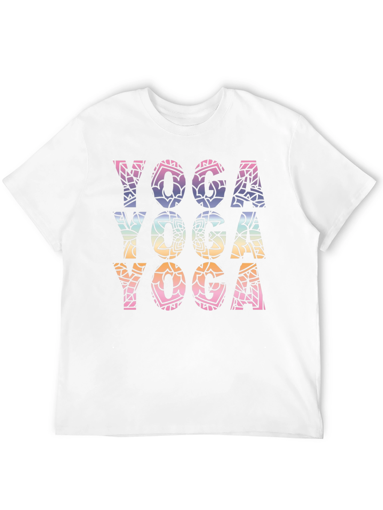 Yoga Mandala Graphic T-Shirt - Relaxed Fit