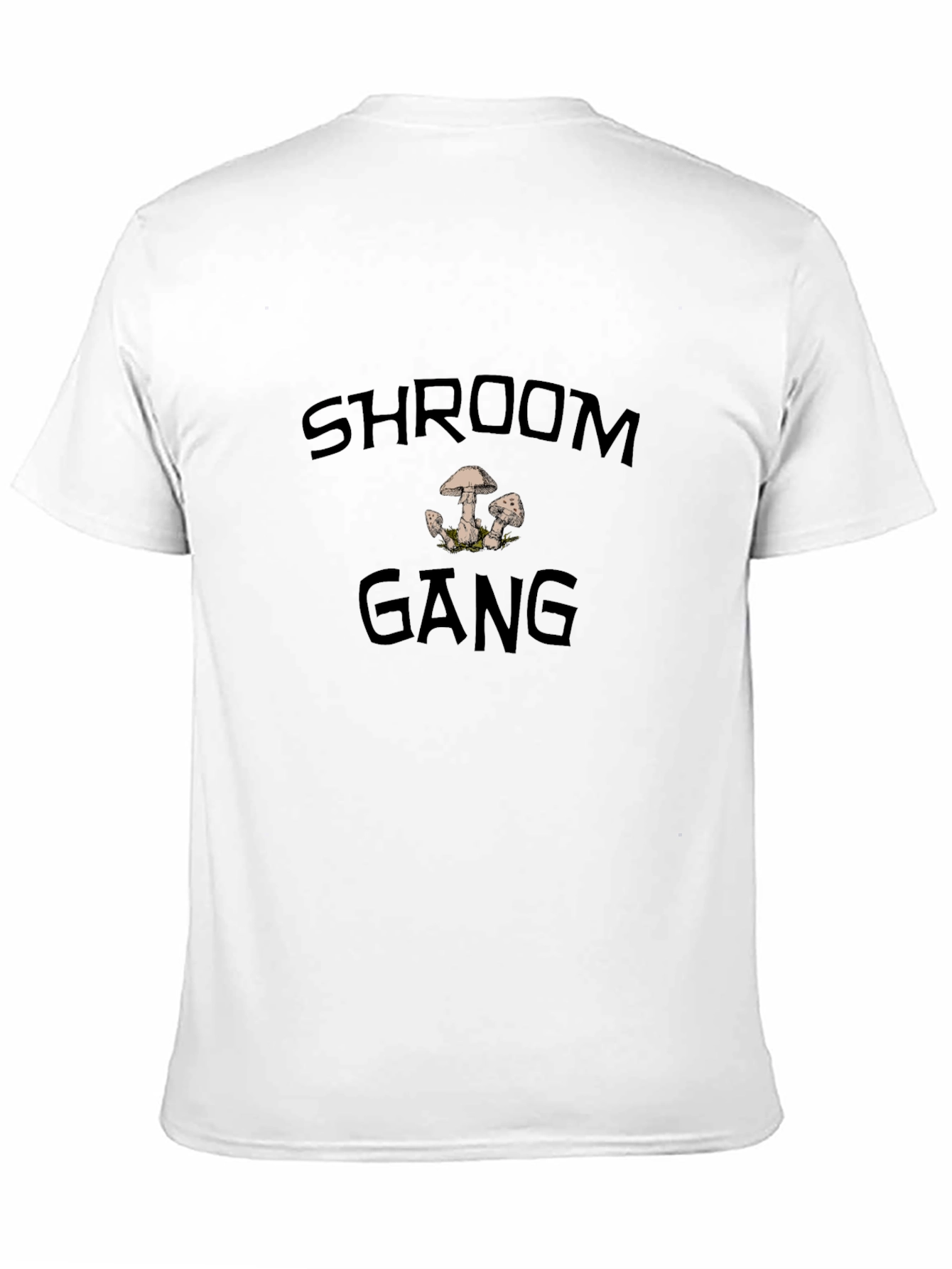 Shroom Gang Graphic Tee - Casual Black T-Shirt