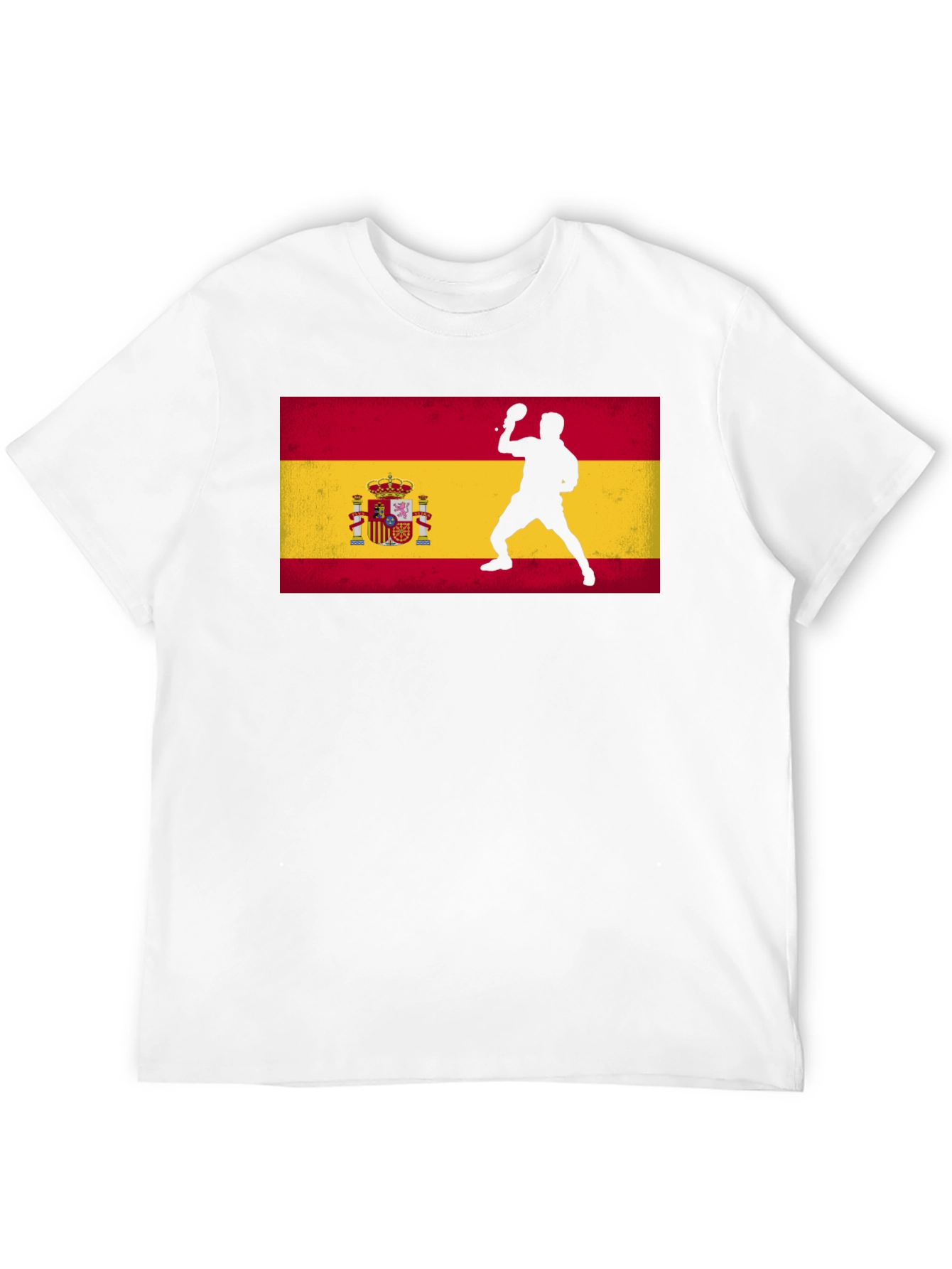 Spain Flag Ping Pong Player Graphic Tee