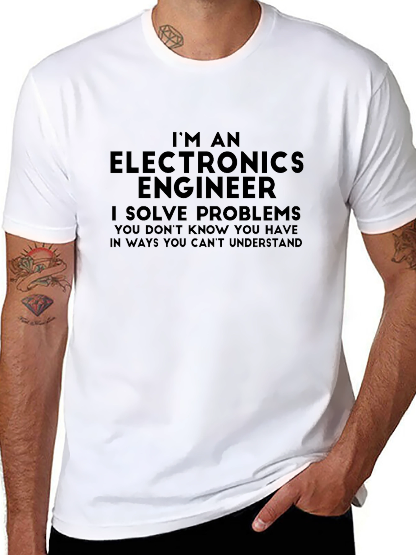 Electronics Engineer T-Shirt - Solve Problems Tee