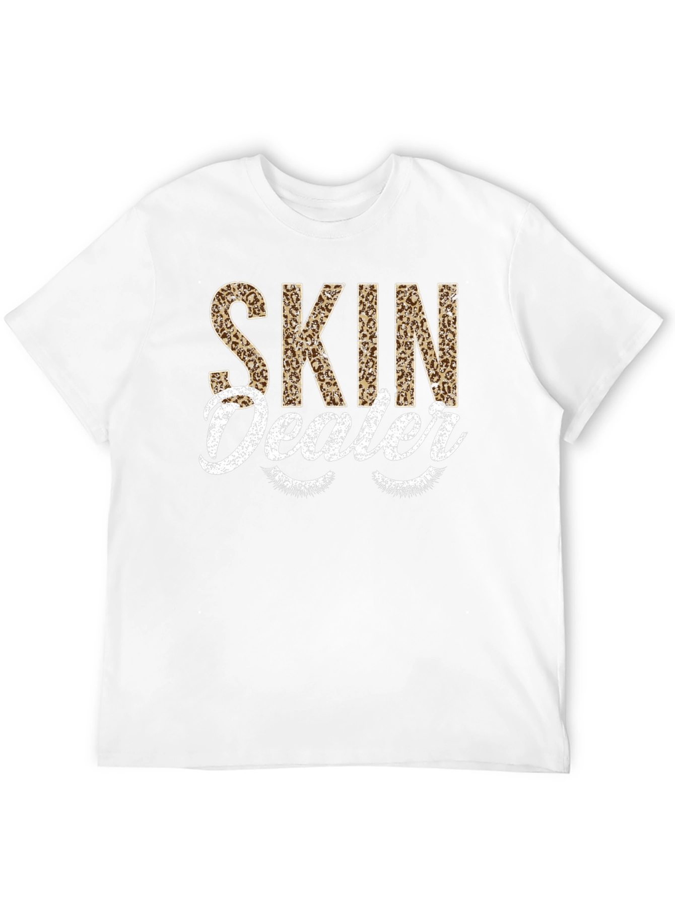 Skin Dealer Leopard Print Graphic T-Shirt