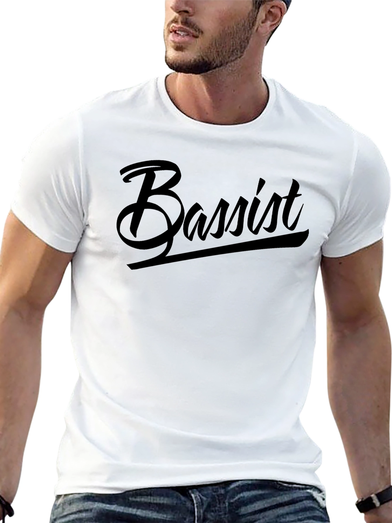 Bassist Graphic Tee - Musician Style Shirt