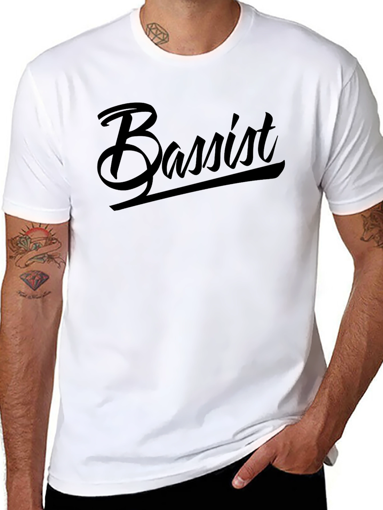 Bassist Graphic Tee - Musician Style Shirt