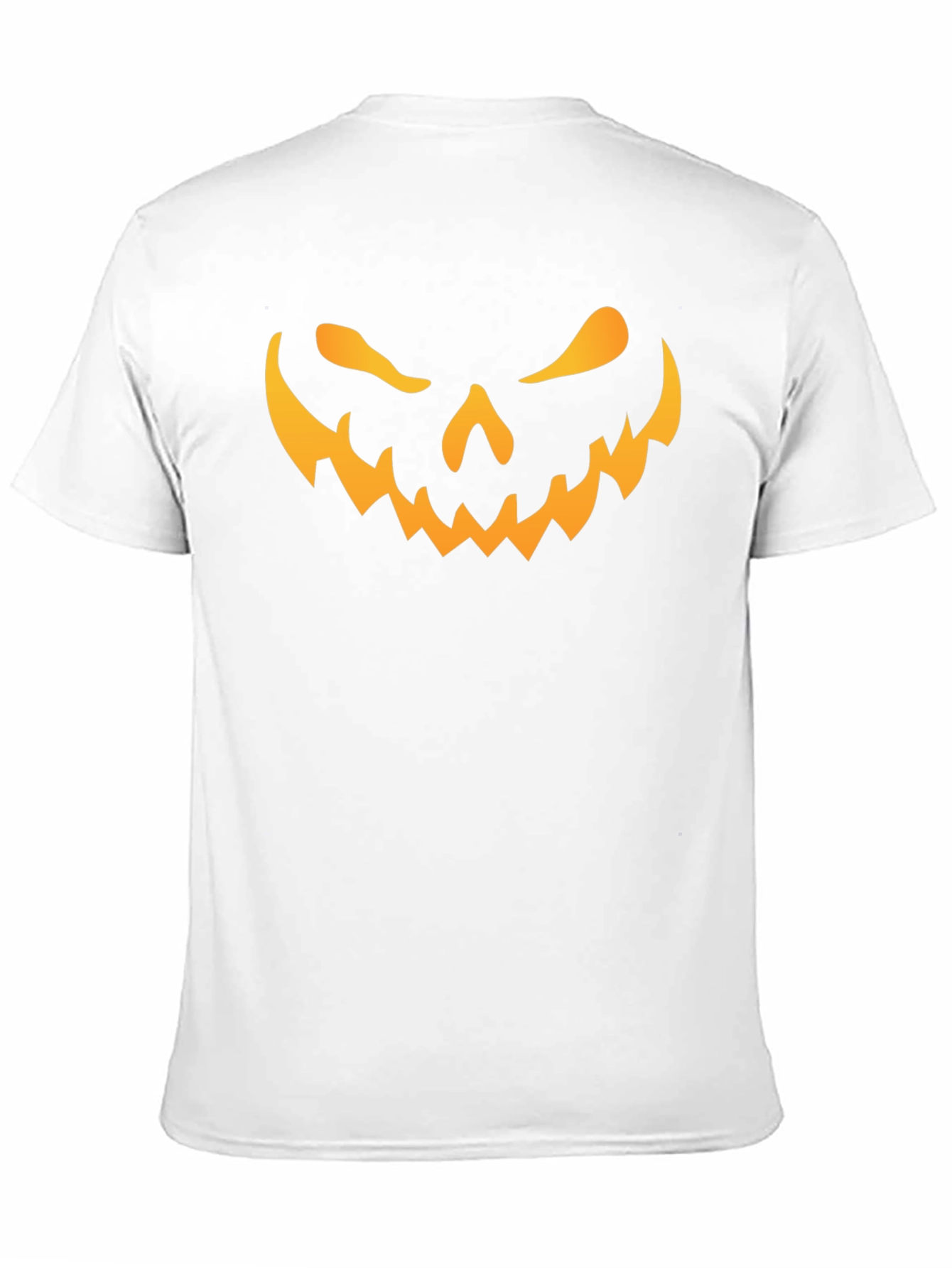Spooky Jack-O-Lantern Face Black T-Shirt