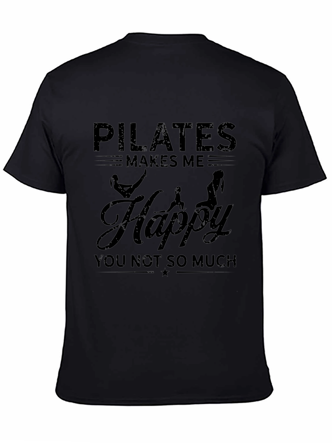 Pilates Makes Me Happy Graphic Tee - Unisex