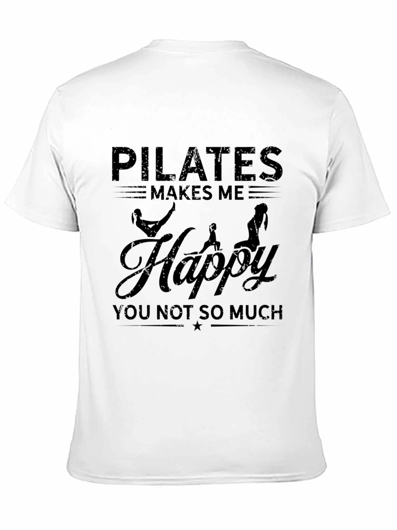 Pilates Makes Me Happy Graphic Tee - Unisex