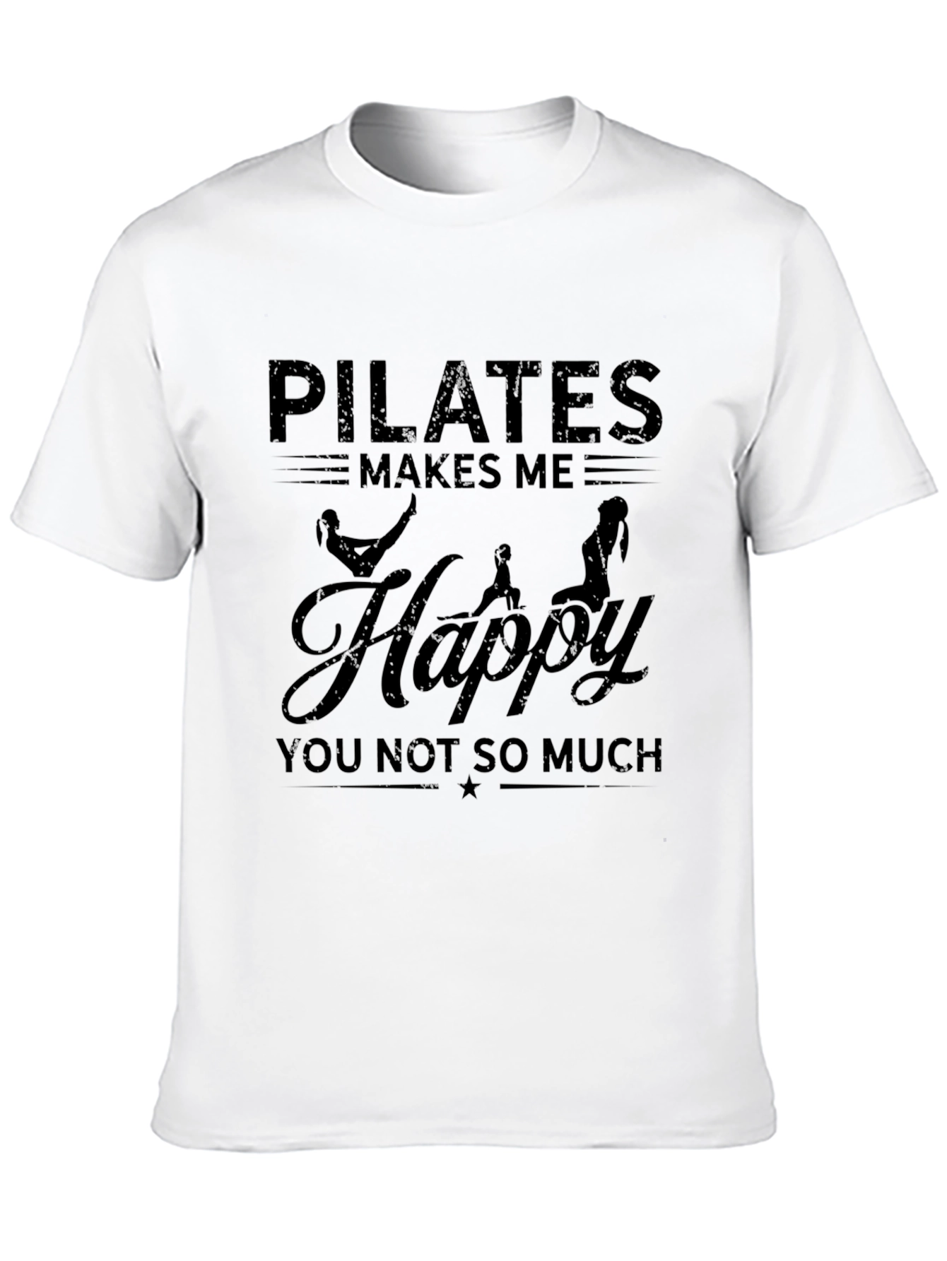 Pilates Makes Me Happy Graphic Tee - Unisex