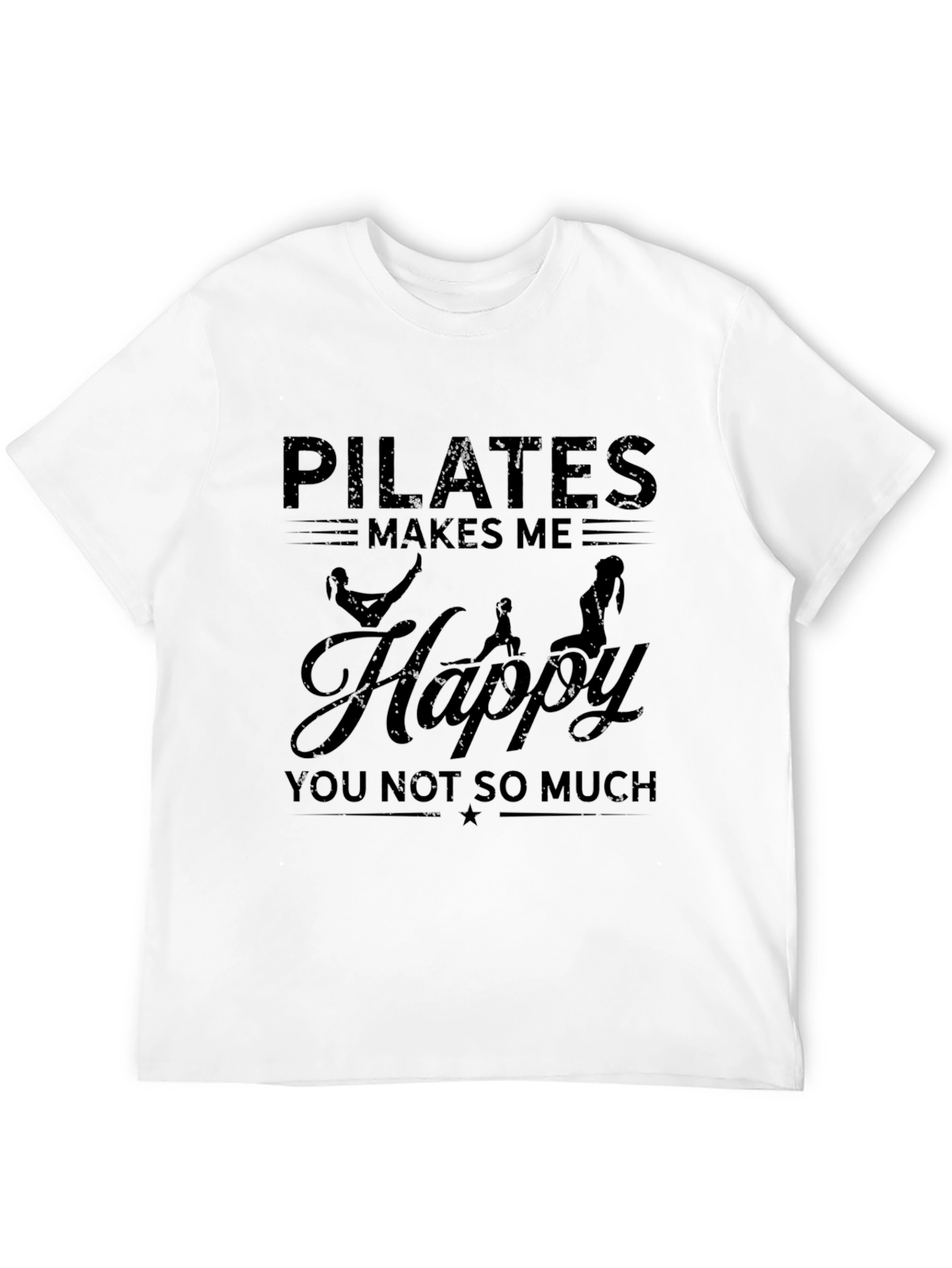 Pilates Makes Me Happy Graphic Tee - Unisex