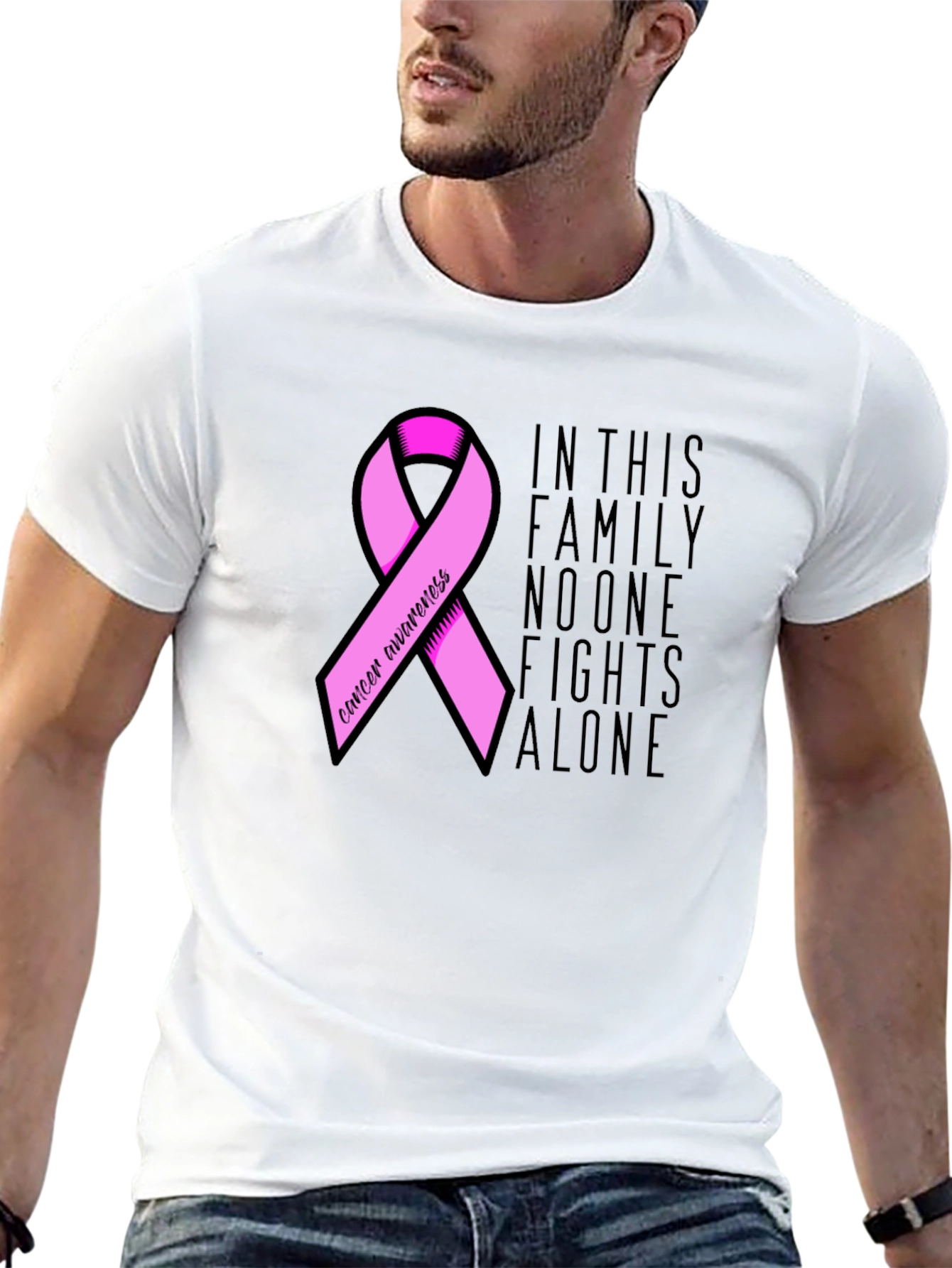 Cancer Awareness Ribbon T-Shirt