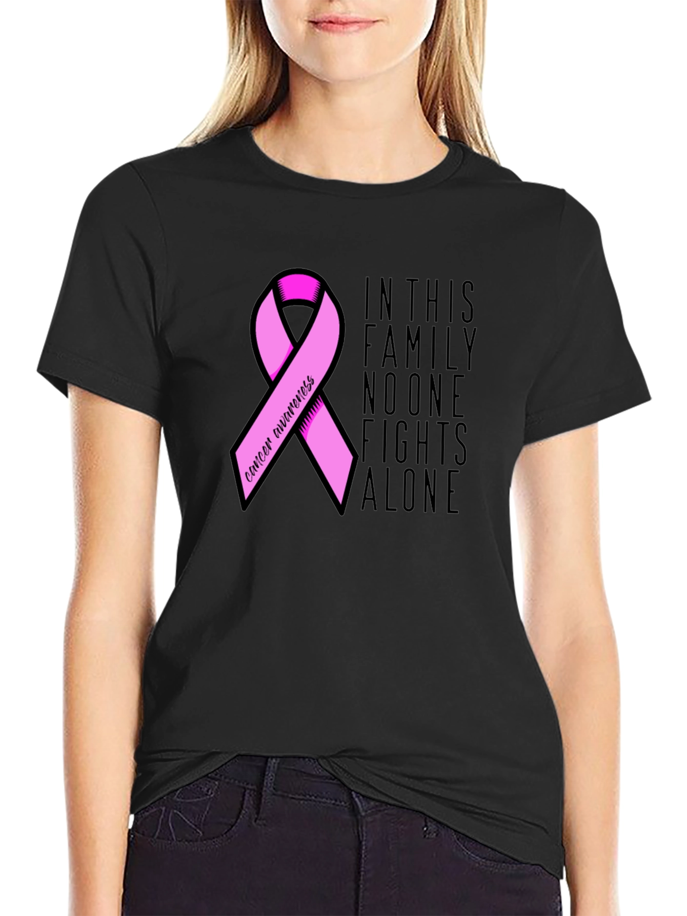 Cancer Awareness Ribbon T-Shirt